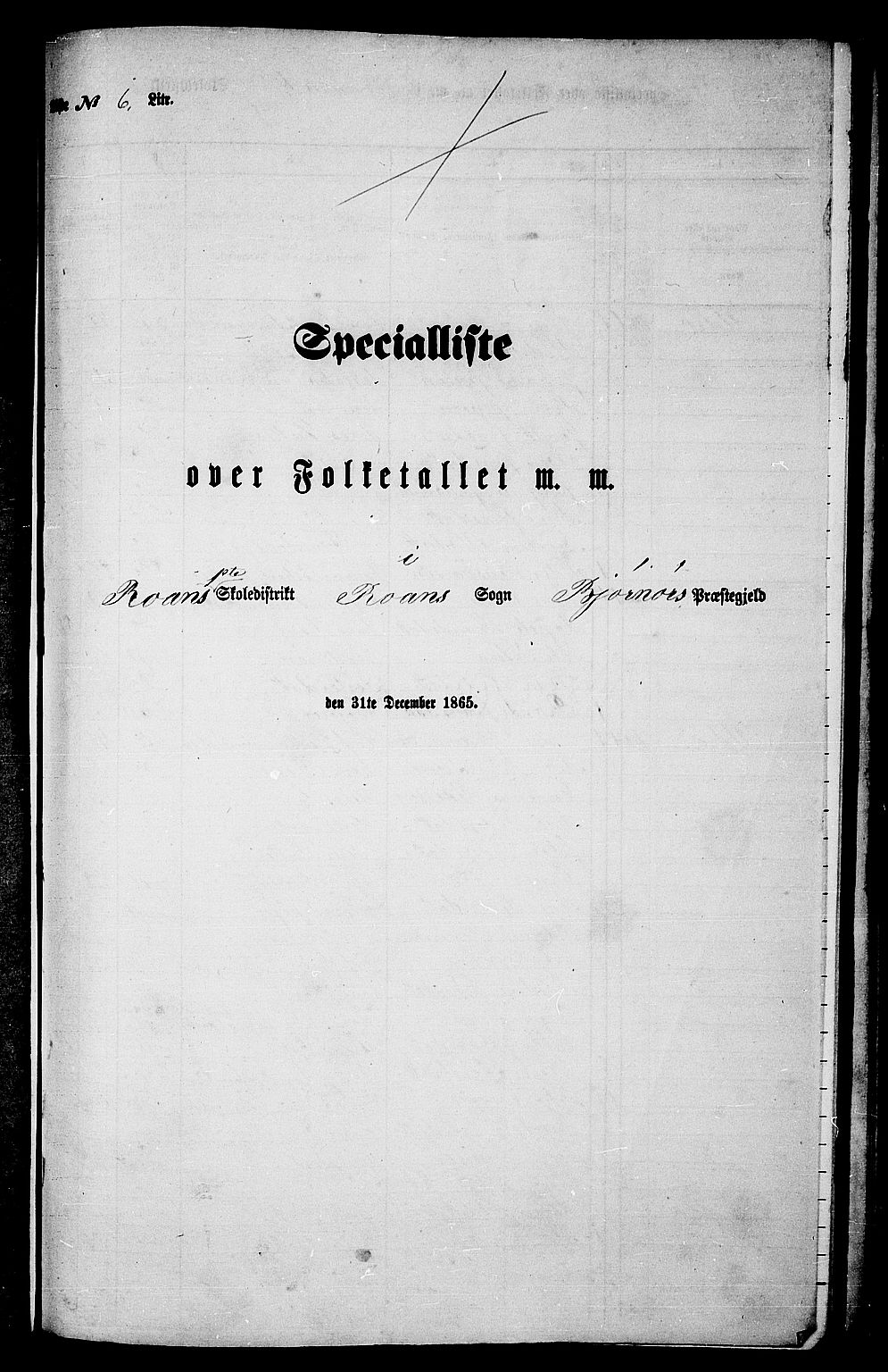 RA, 1865 census for Bjørnør, 1865, p. 88