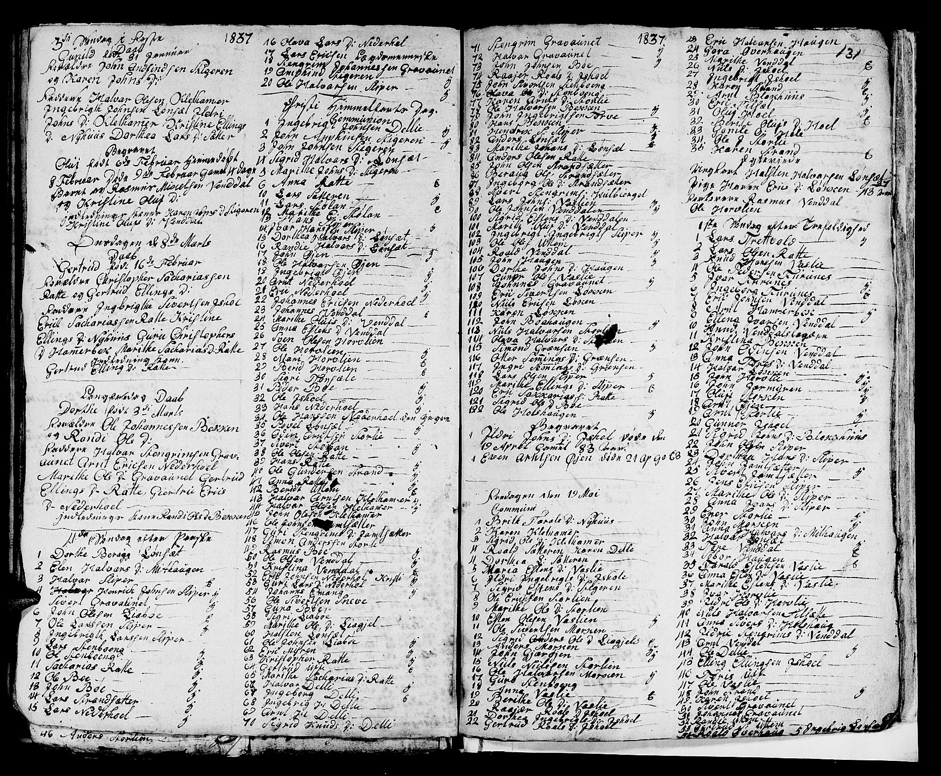 Ministerialprotokoller, klokkerbøker og fødselsregistre - Sør-Trøndelag, SAT/A-1456/679/L0921: Parish register (copy) no. 679C01, 1792-1840, p. 131