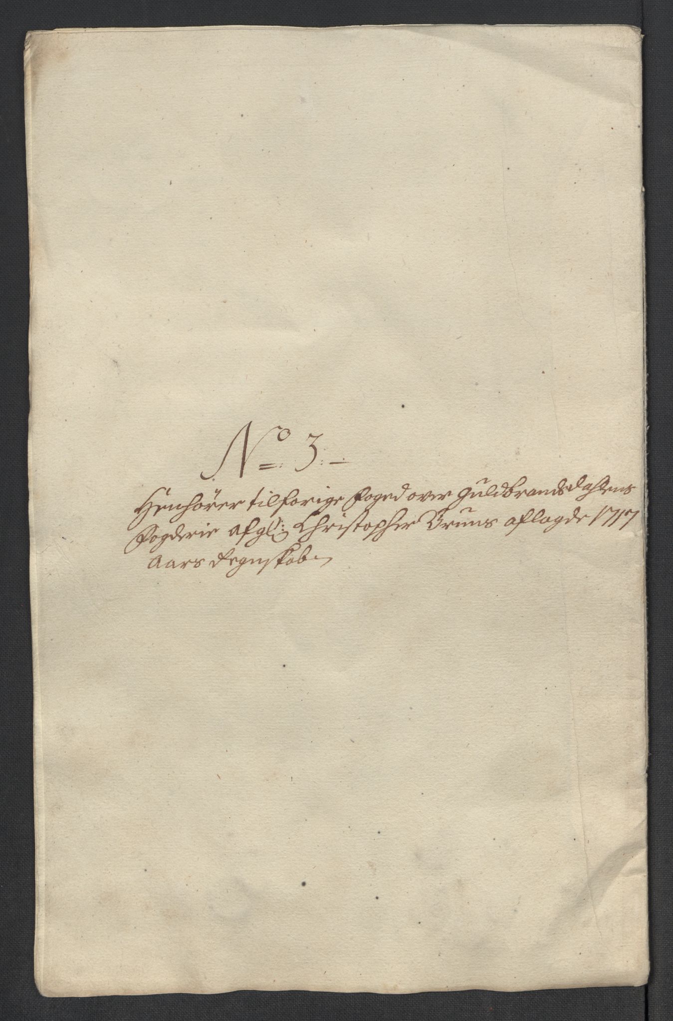 Rentekammeret inntil 1814, Reviderte regnskaper, Fogderegnskap, RA/EA-4092/R17/L1187: Fogderegnskap Gudbrandsdal, 1717, p. 42