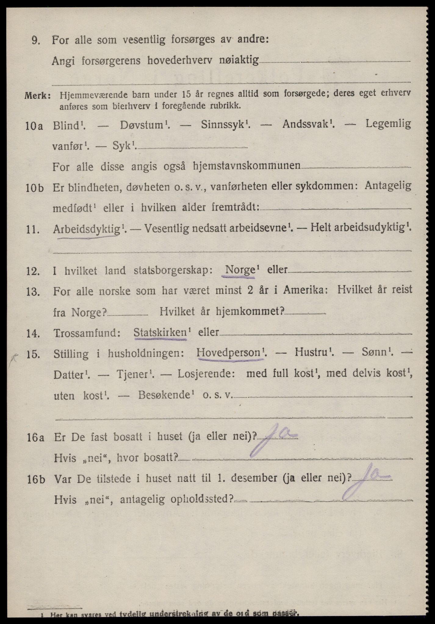 SAT, 1920 census for Aukra, 1920, p. 3878