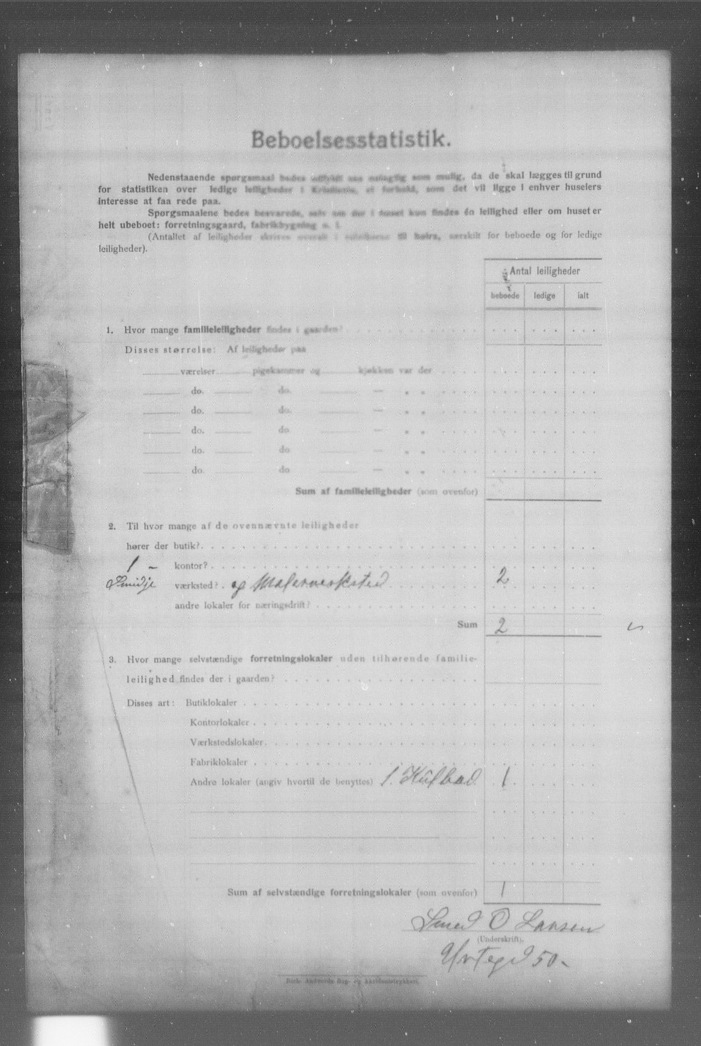 OBA, Municipal Census 1904 for Kristiania, 1904, p. 22896