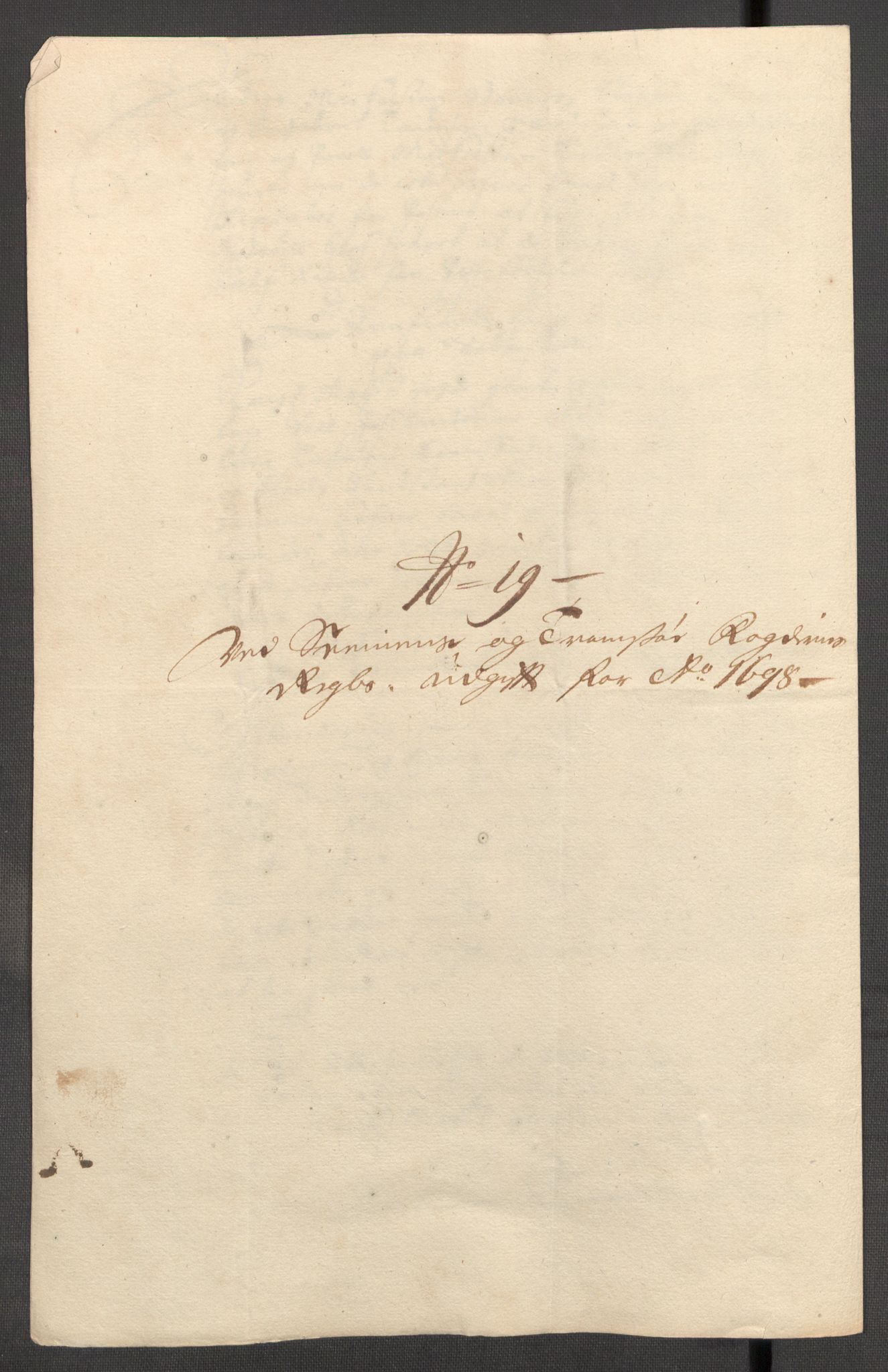 Rentekammeret inntil 1814, Reviderte regnskaper, Fogderegnskap, AV/RA-EA-4092/R68/L4754: Fogderegnskap Senja og Troms, 1697-1699, p. 237