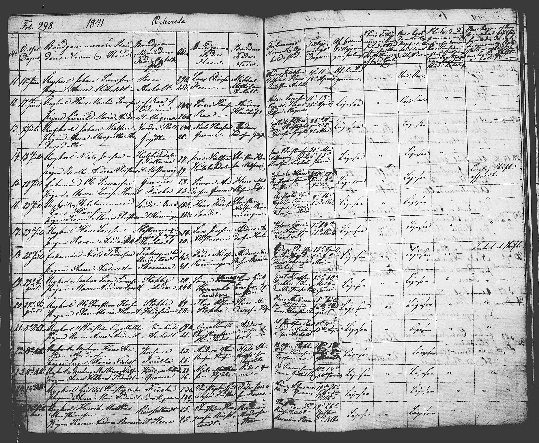 Stokke kirkebøker, AV/SAKO-A-320/F/Fa/L0006: Parish register (official) no. I 6, 1826-1843, p. 298