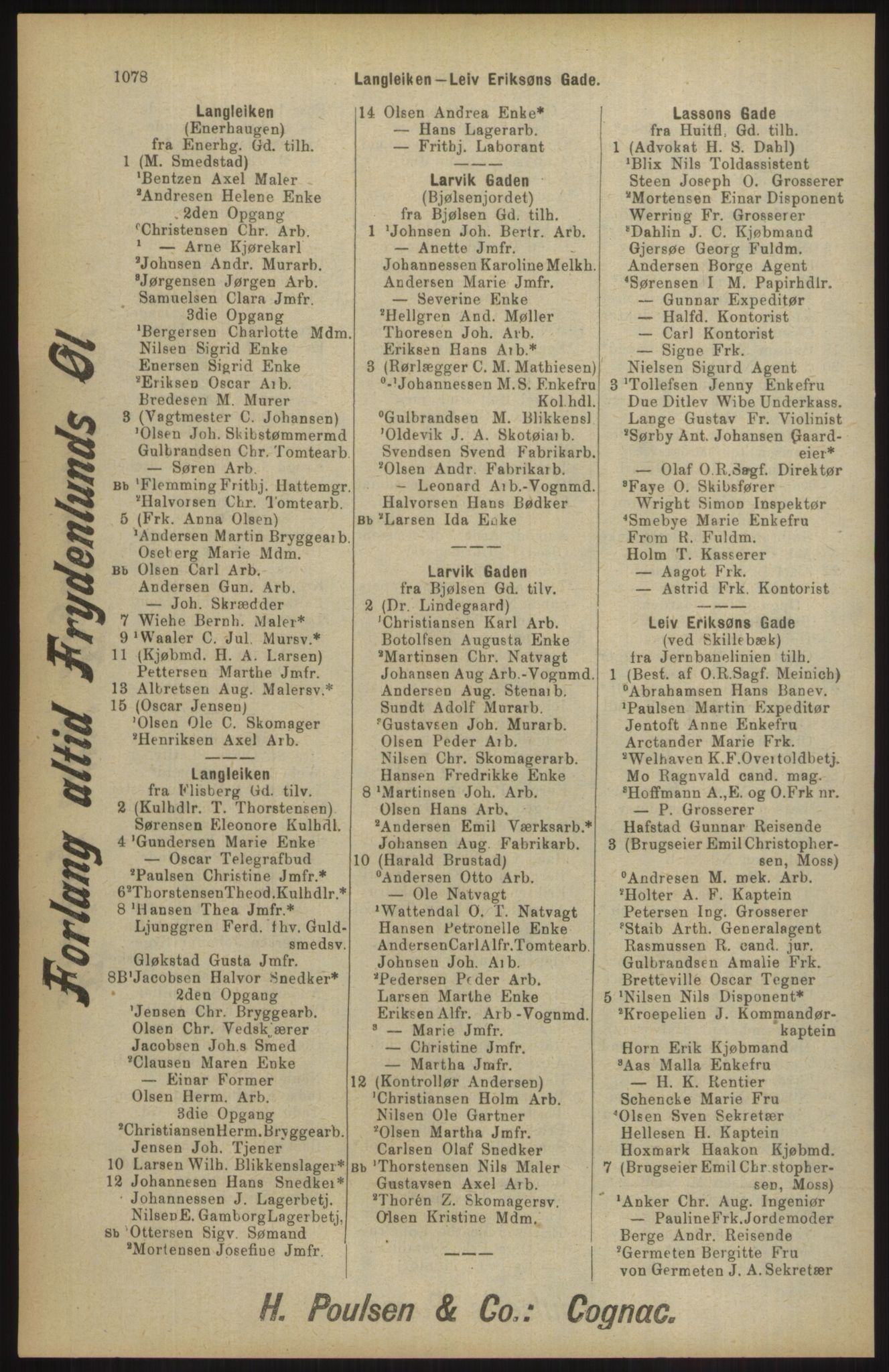 Kristiania/Oslo adressebok, PUBL/-, 1904, p. 1078