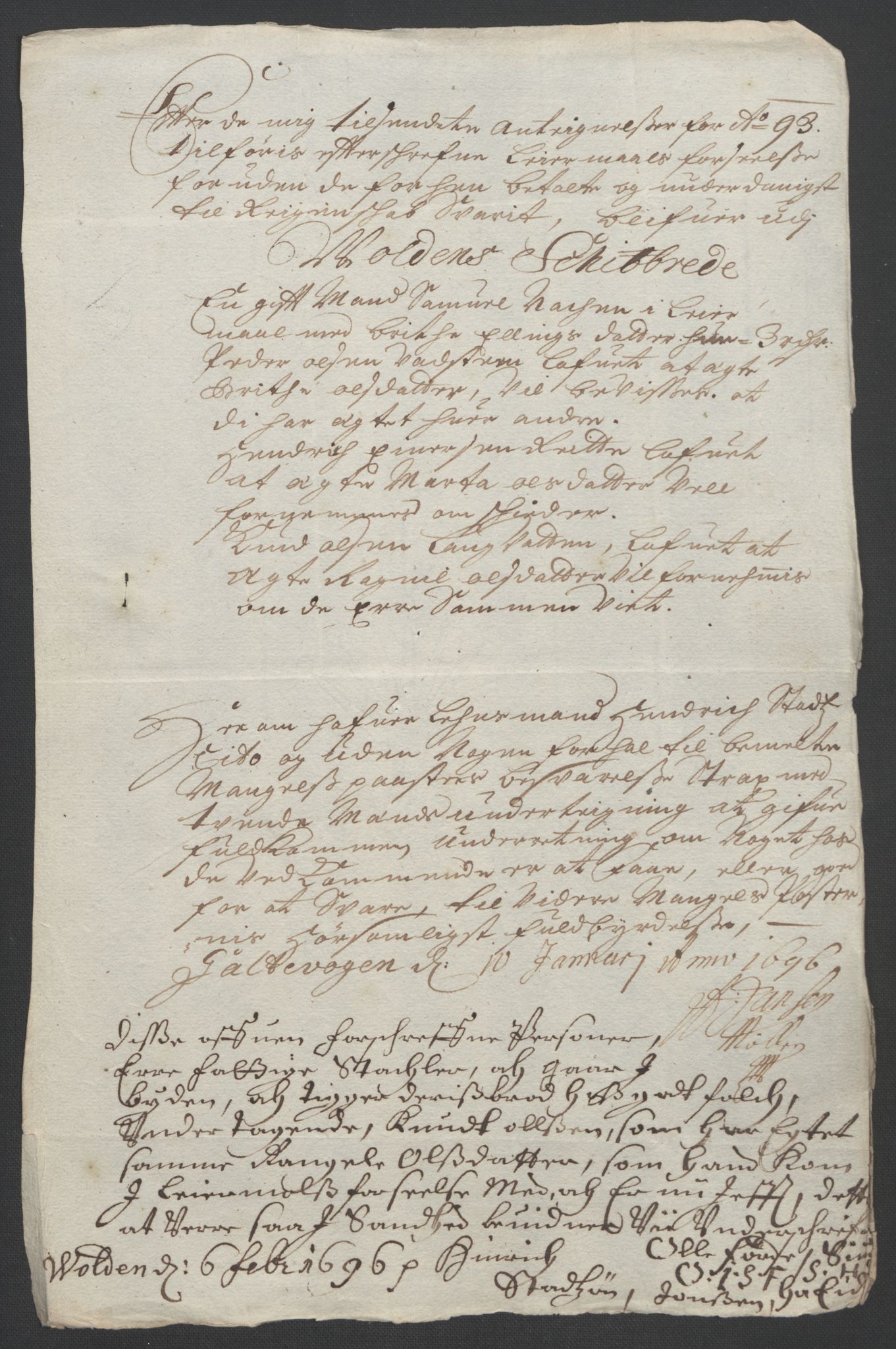 Rentekammeret inntil 1814, Reviderte regnskaper, Fogderegnskap, AV/RA-EA-4092/R54/L3554: Fogderegnskap Sunnmøre, 1691-1693, p. 507