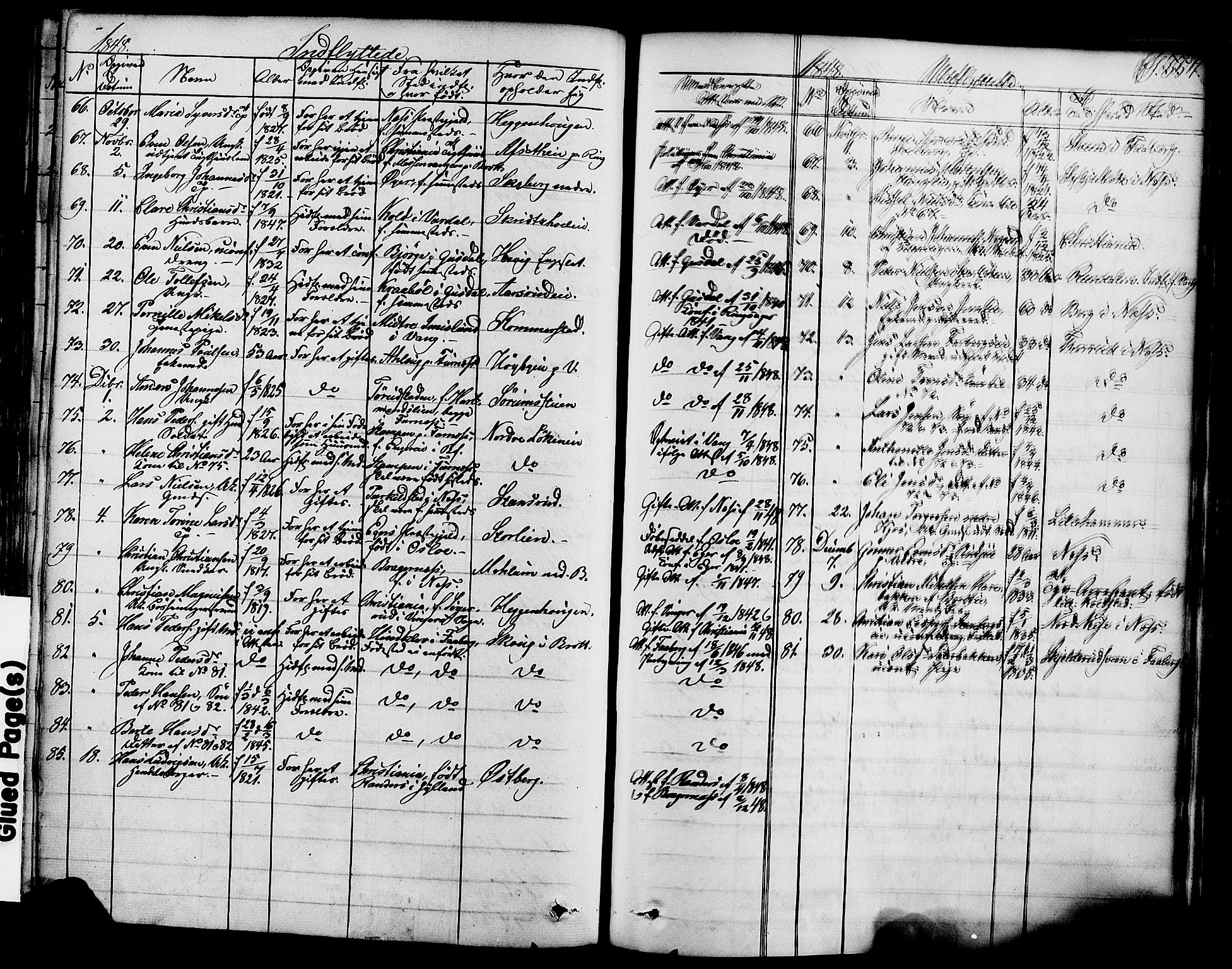 Ringsaker prestekontor, SAH/PREST-014/K/Ka/L0008: Parish register (official) no. 8, 1837-1850, p. 557