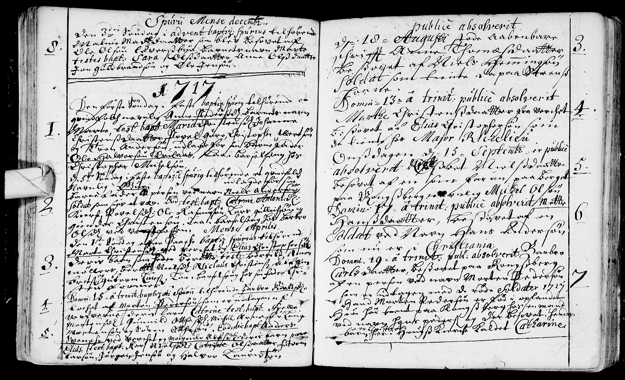 Eiker kirkebøker, AV/SAKO-A-4/F/Fa/L0004: Parish register (official) no. I 4, 1705-1763