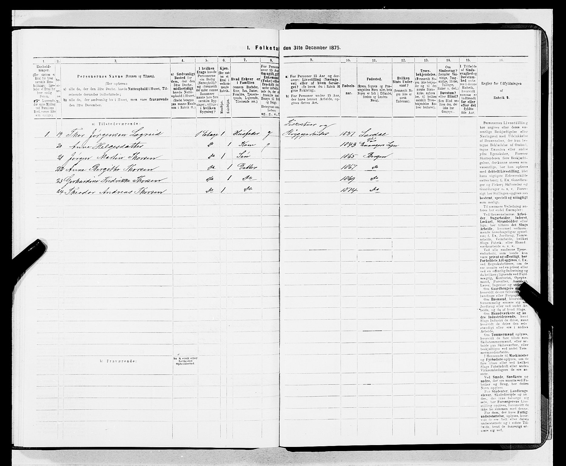 SAB, 1875 census for 1301 Bergen, 1875, p. 4282