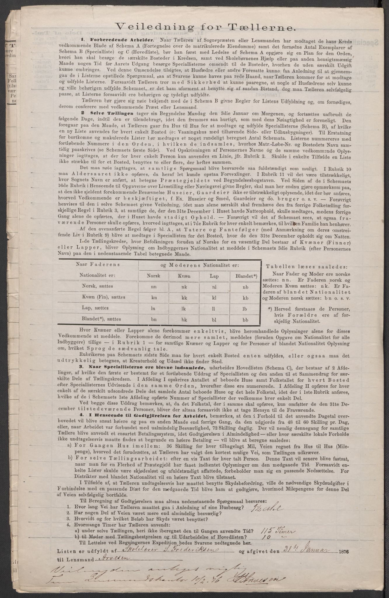 RA, 1875 census for 0130P Tune, 1875, p. 22