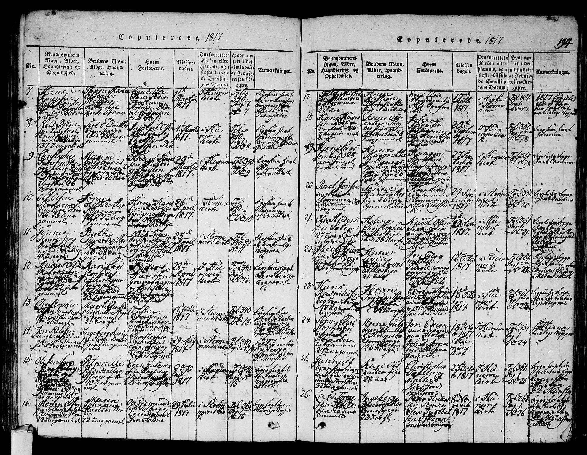 Hurum kirkebøker, SAKO/A-229/F/Fa/L0009: Parish register (official) no. 9, 1816-1826, p. 194