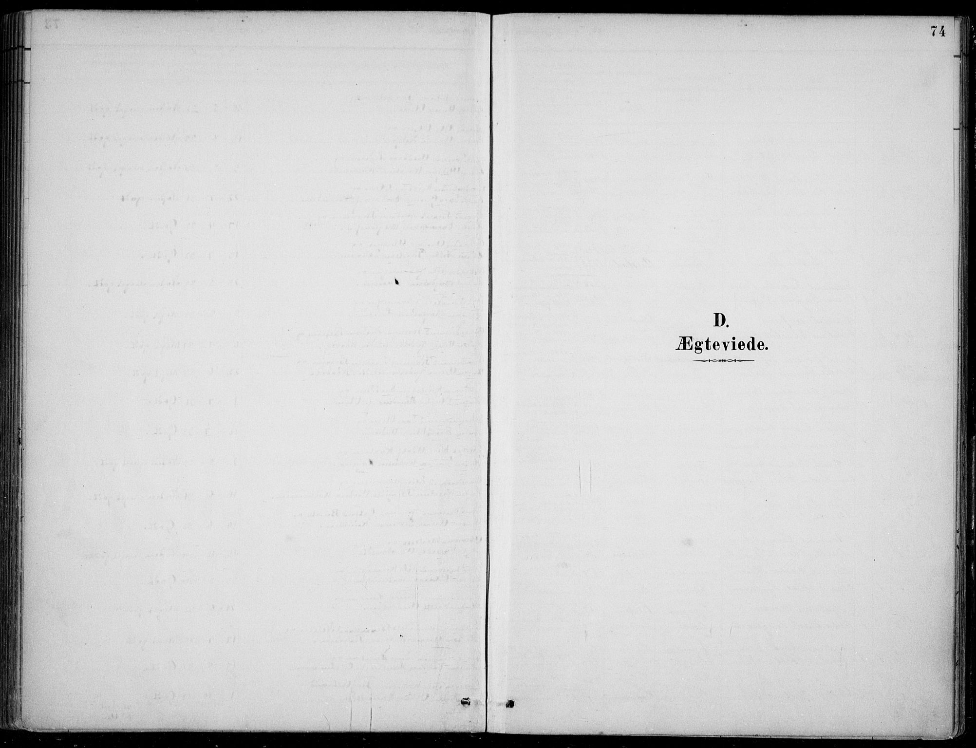 Mariakirken Sokneprestembete, SAB/A-76901/H/Hab/L0008: Parish register (copy) no. A 8, 1889-1908, p. 74