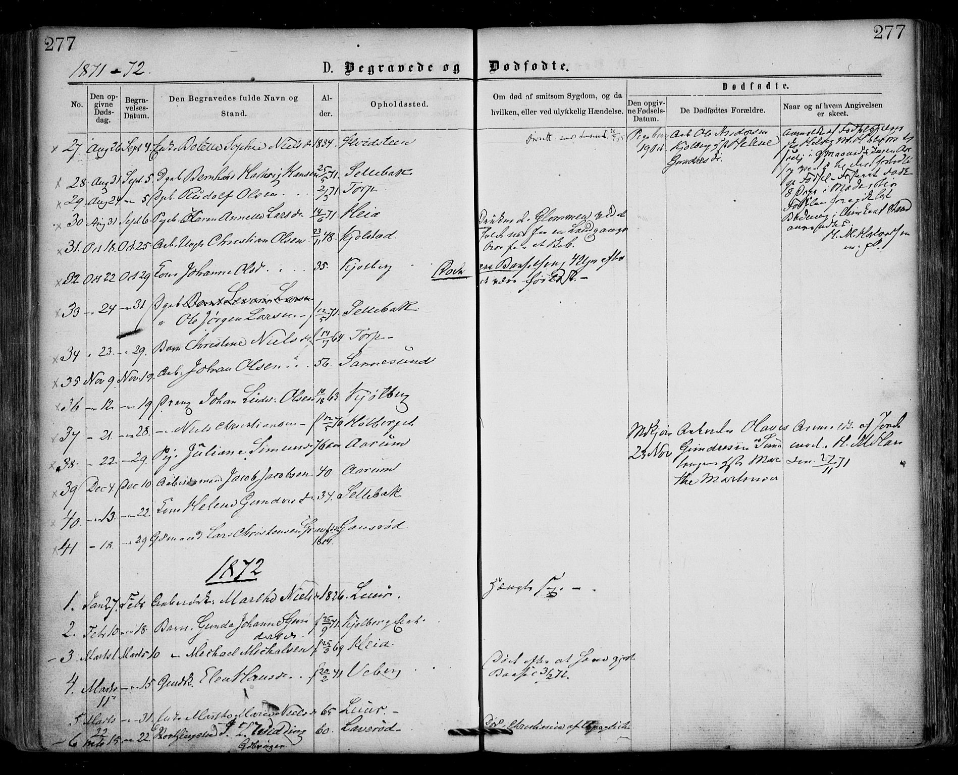 Borge prestekontor Kirkebøker, SAO/A-10903/F/Fa/L0006: Parish register (official) no. I 6, 1861-1874, p. 277