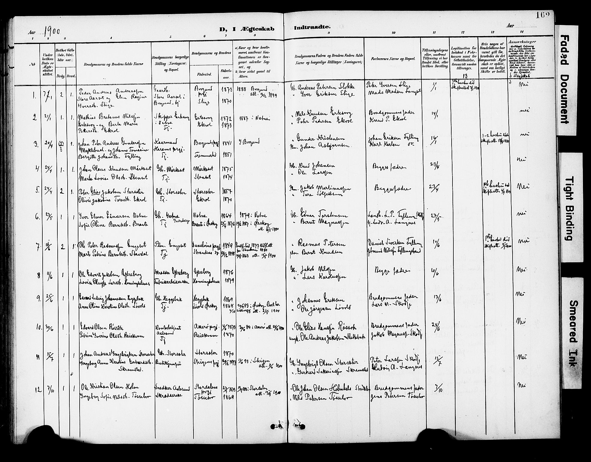 Ministerialprotokoller, klokkerbøker og fødselsregistre - Møre og Romsdal, AV/SAT-A-1454/524/L0366: Parish register (copy) no. 524C07, 1900-1931, p. 162