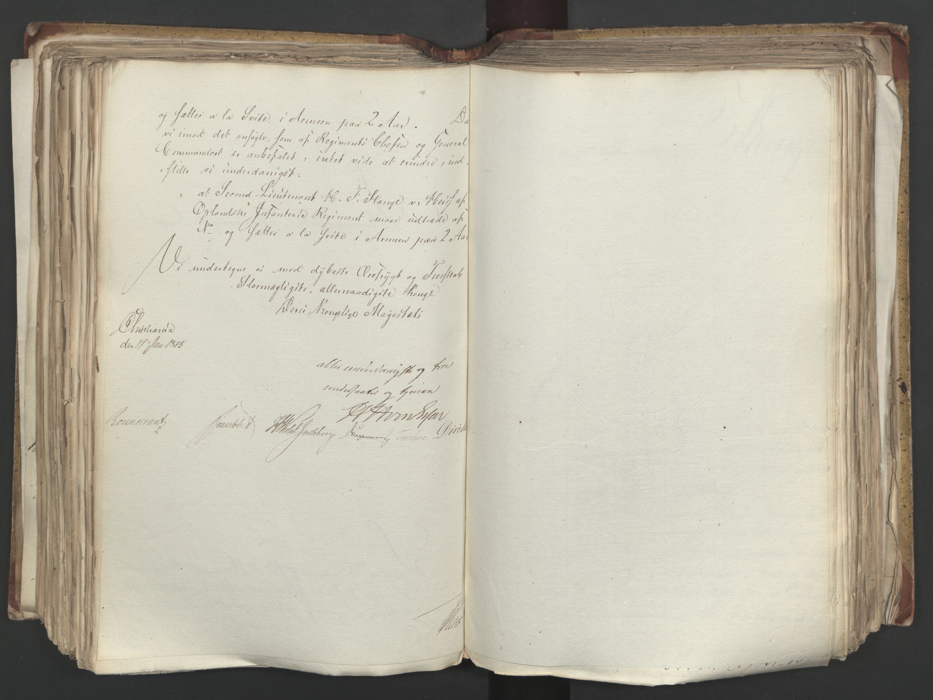Statsrådsavdelingen i Stockholm, AV/RA-S-1003/D/Da/L0001: Regjeringsinnstillinger nr. 1-262, 1814-1815, p. 293