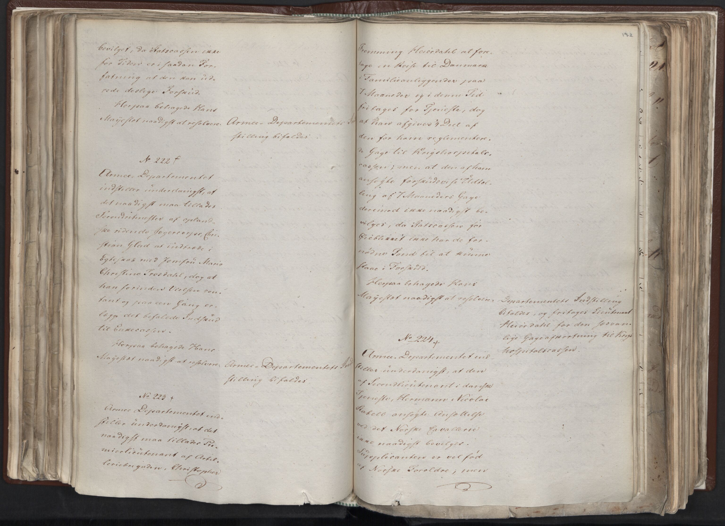 Statsrådssekretariatet, AV/RA-S-1001/A/Ab/L0012: Kgl. res. nr. 5679-6008 II, 1821, p. 171b-172a