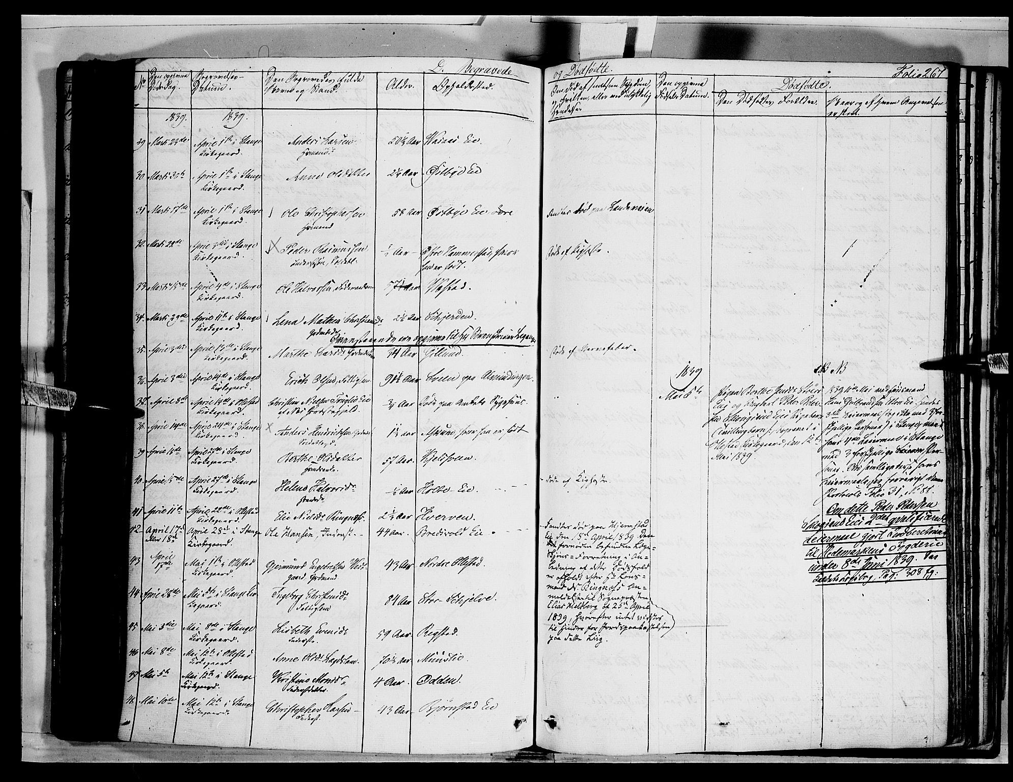 Stange prestekontor, AV/SAH-PREST-002/K/L0010: Parish register (official) no. 10, 1835-1845, p. 267