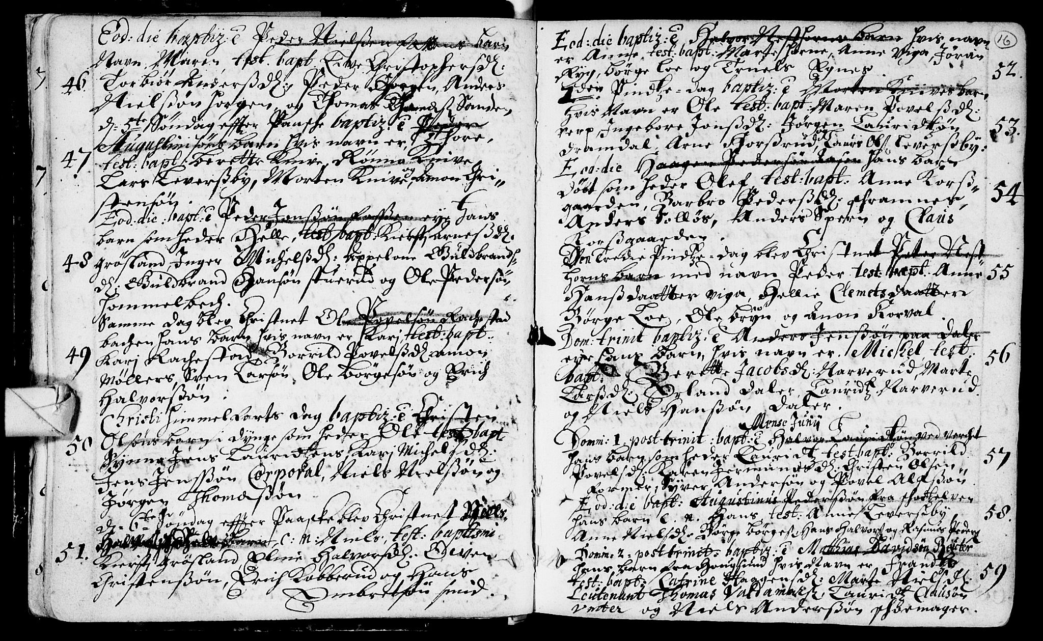 Eiker kirkebøker, AV/SAKO-A-4/F/Fa/L0002: Parish register (official) no. I 2, 1705-1724, p. 16