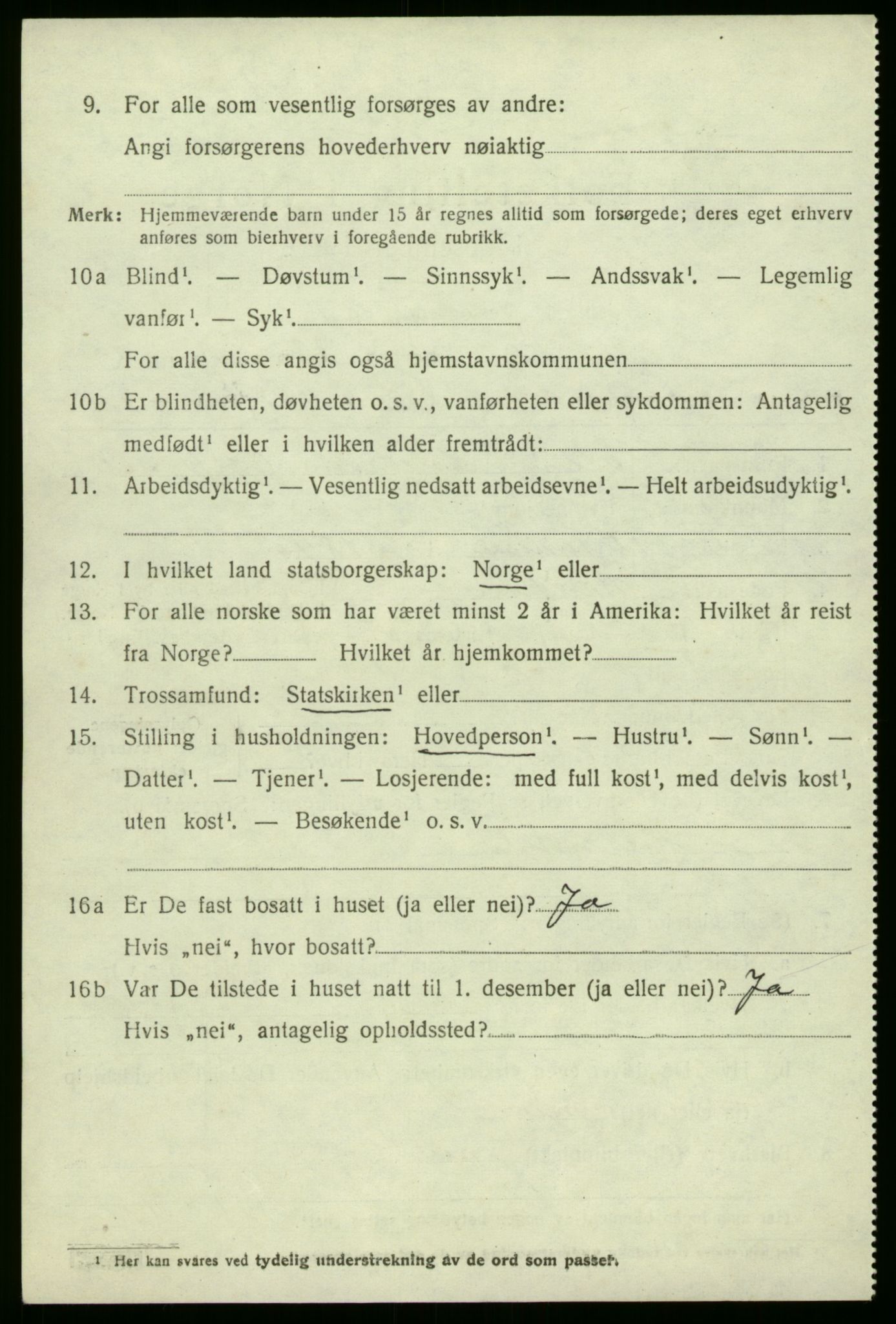 SAB, 1920 census for Brekke, 1920, p. 569