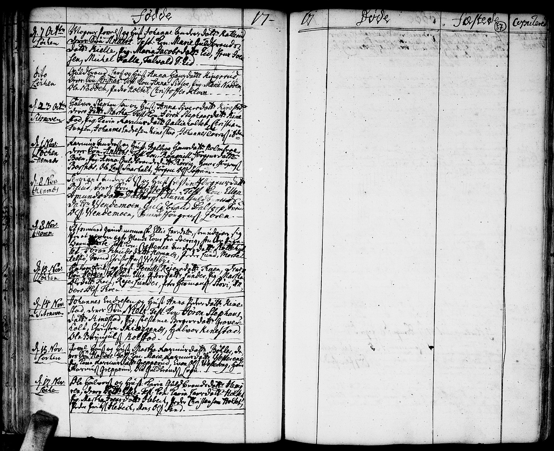 Høland prestekontor Kirkebøker, AV/SAO-A-10346a/F/Fa/L0004: Parish register (official) no. I 4, 1757-1780, p. 57