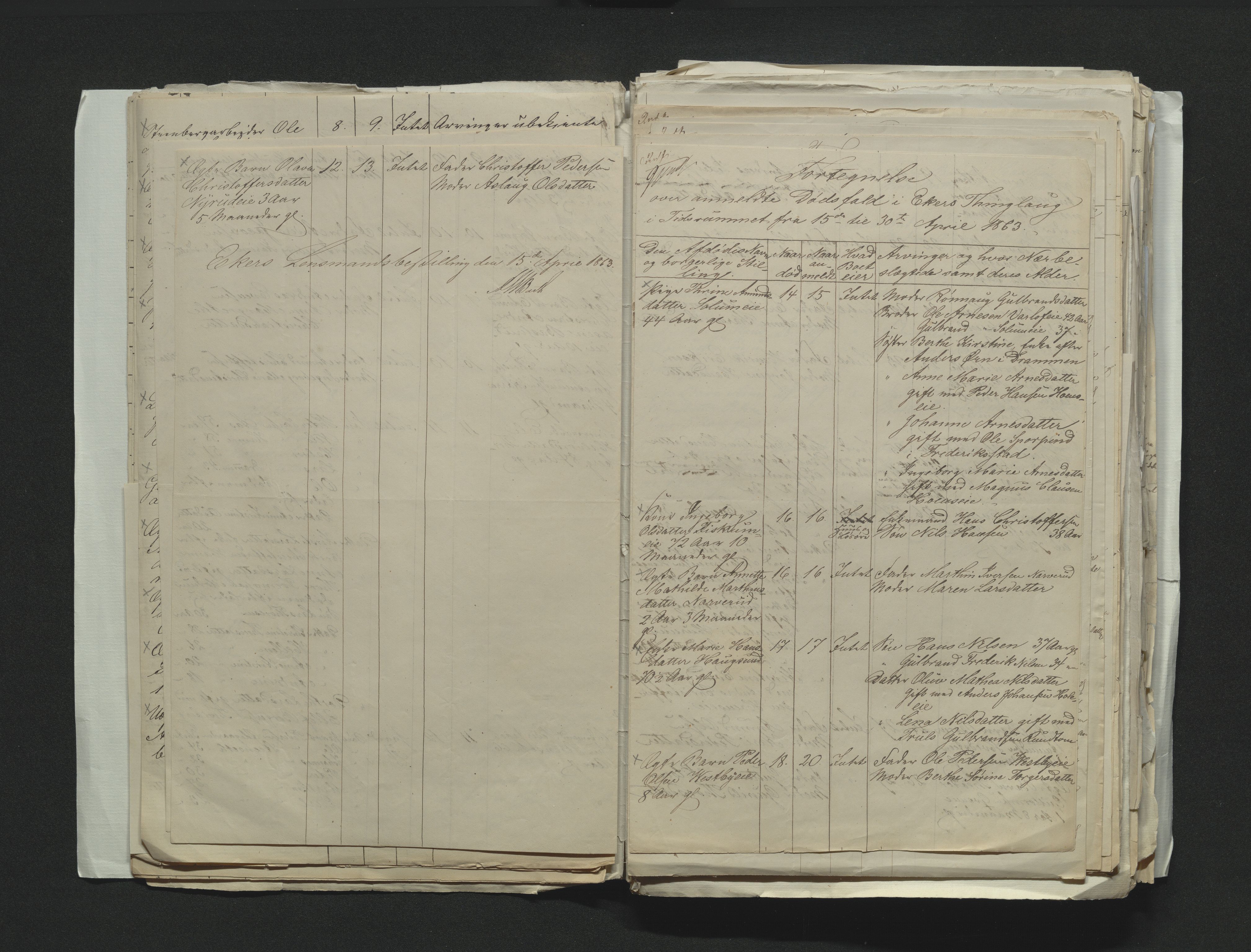 Eiker, Modum og Sigdal sorenskriveri, AV/SAKO-A-123/H/Ha/Hab/L0011: Dødsfallsmeldinger, 1862-1865, p. 190