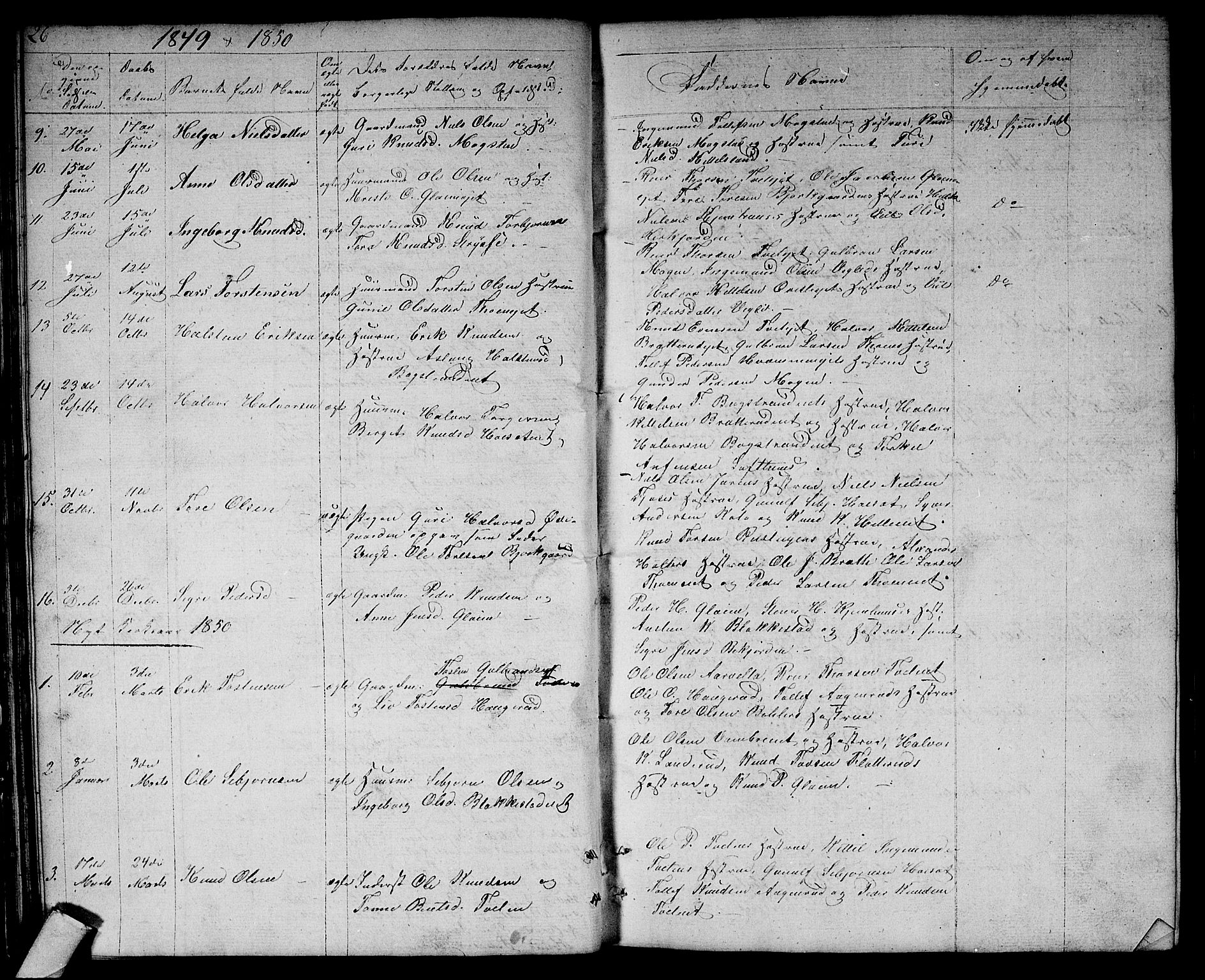 Rollag kirkebøker, AV/SAKO-A-240/G/Gb/L0001: Parish register (copy) no. II 1, 1836-1877, p. 26