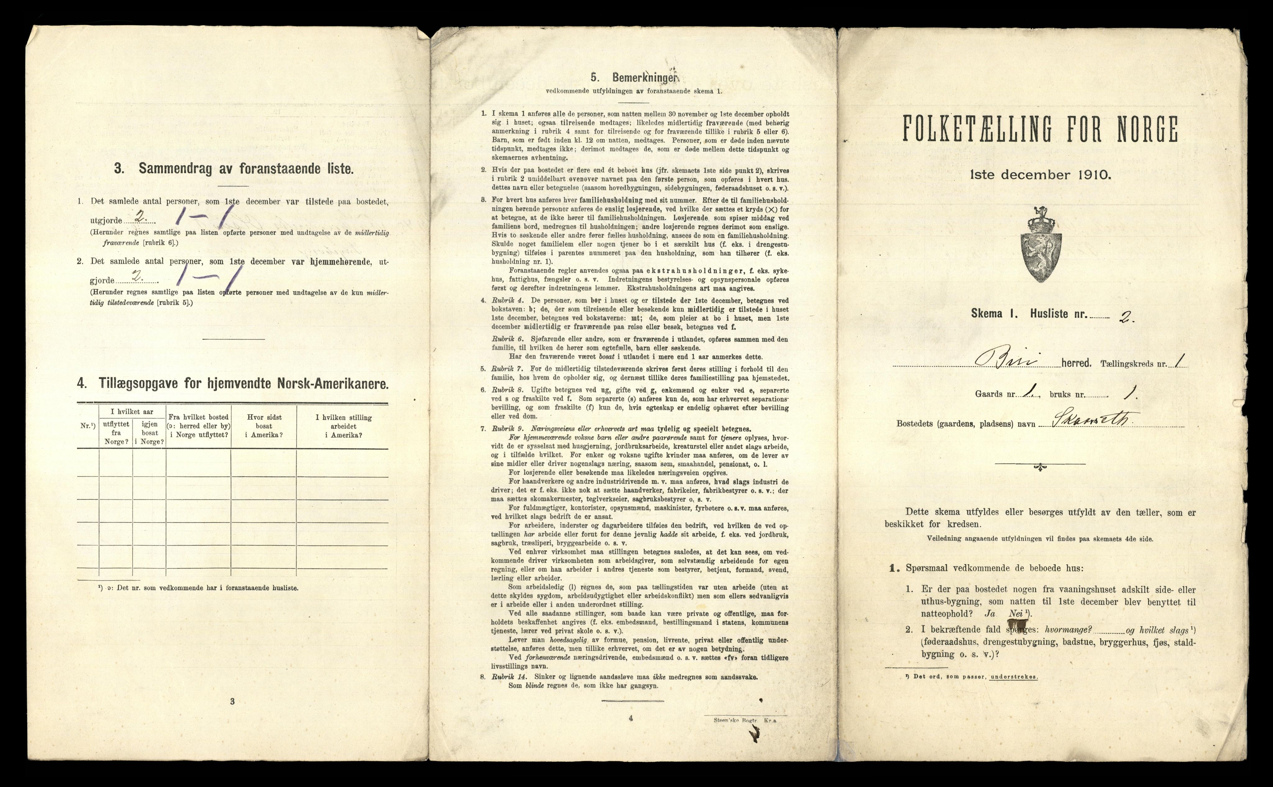 RA, 1910 census for Biri, 1910, p. 29