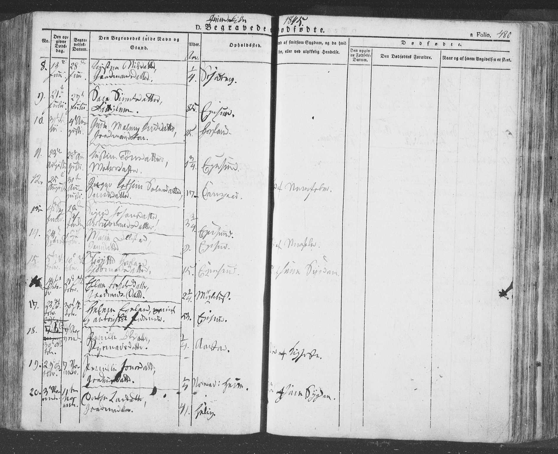 Eigersund sokneprestkontor, AV/SAST-A-101807/S08/L0009: Parish register (official) no. A 9, 1827-1850, p. 480