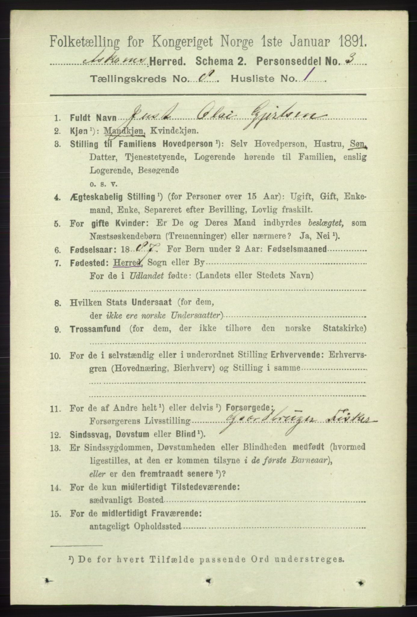 RA, 1891 census for 1247 Askøy, 1891, p. 5401