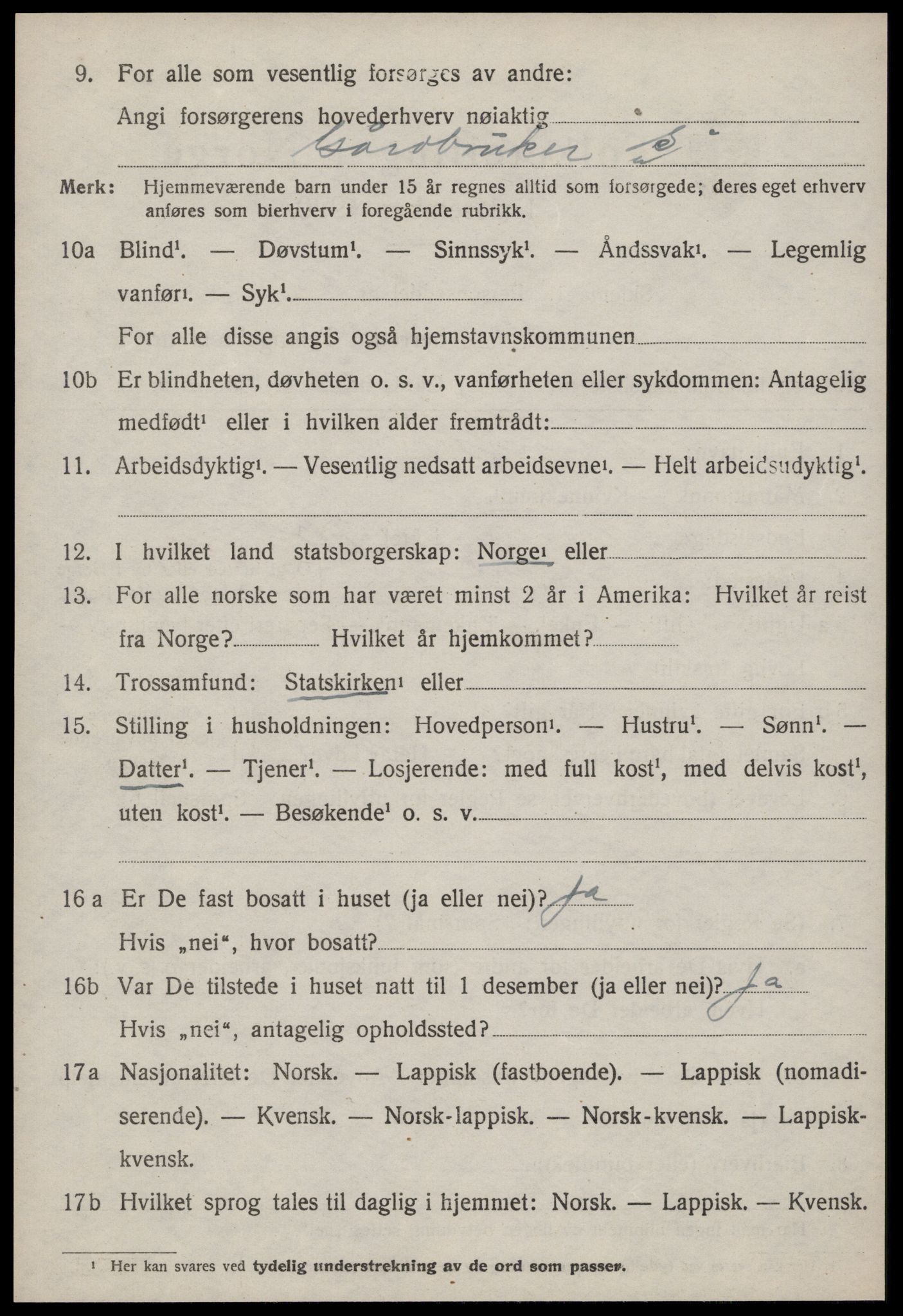 SAT, 1920 census for Tiller, 1920, p. 1836