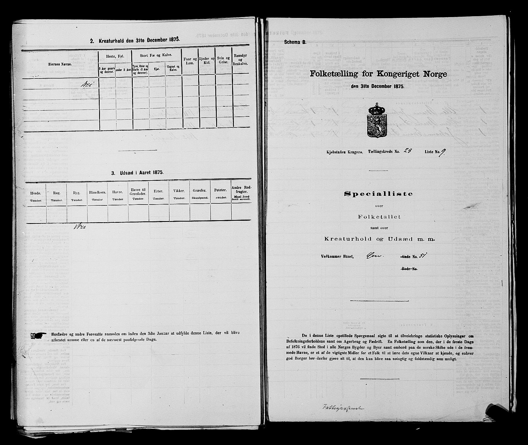 SAKO, 1875 census for 0801P Kragerø, 1875, p. 625