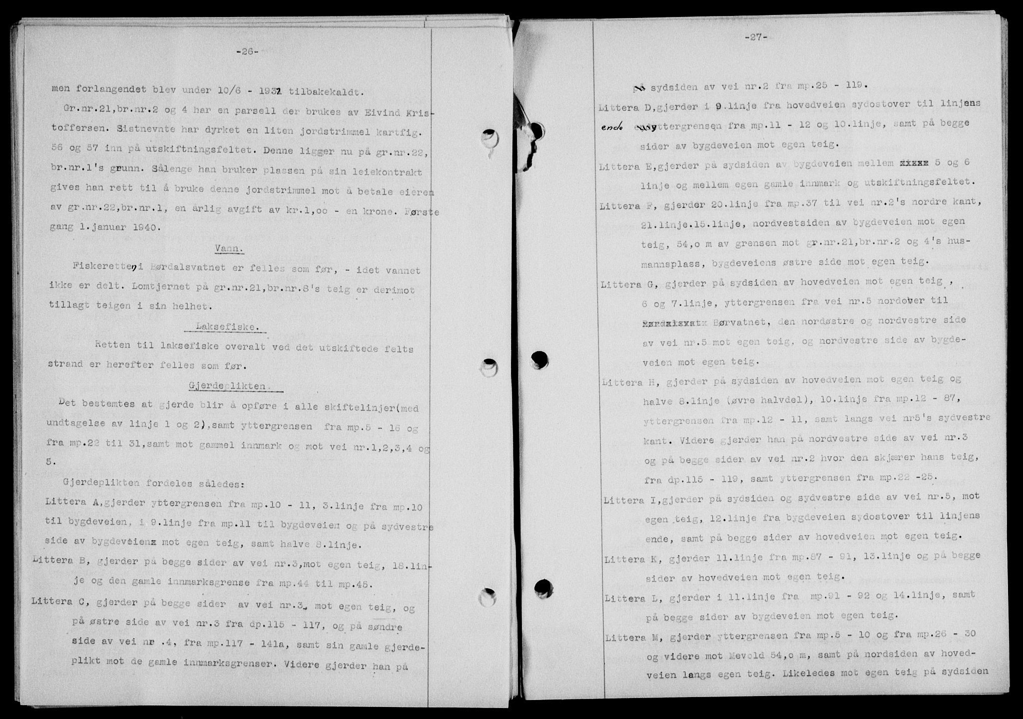 Lofoten sorenskriveri, SAT/A-0017/1/2/2C/L0005a: Mortgage book no. 5a, 1939-1939, Diary no: : 61/1939