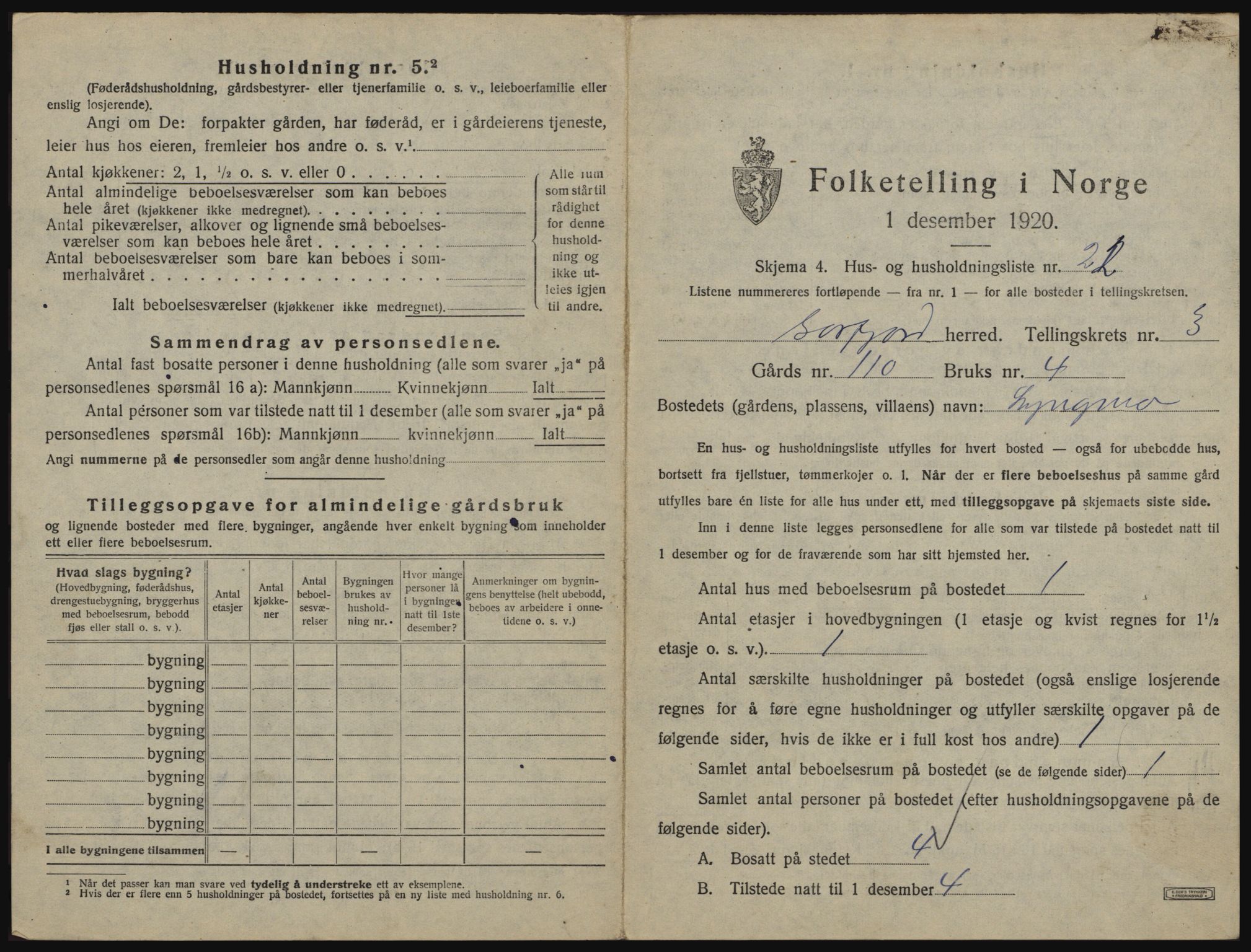 SATØ, 1920 census for Sørfjord, 1920, p. 133