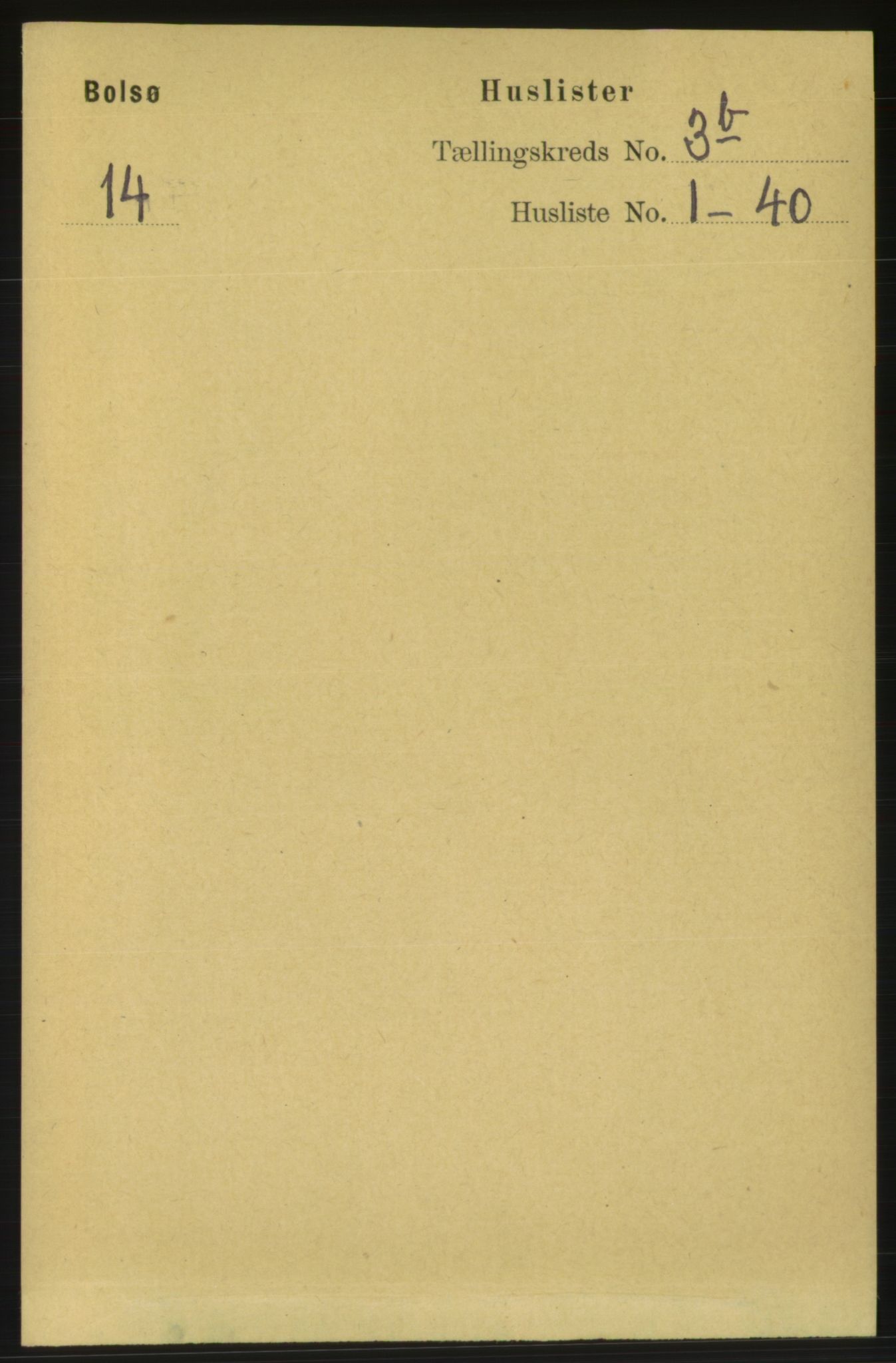 RA, 1891 census for 1544 Bolsøy, 1891, p. 2046