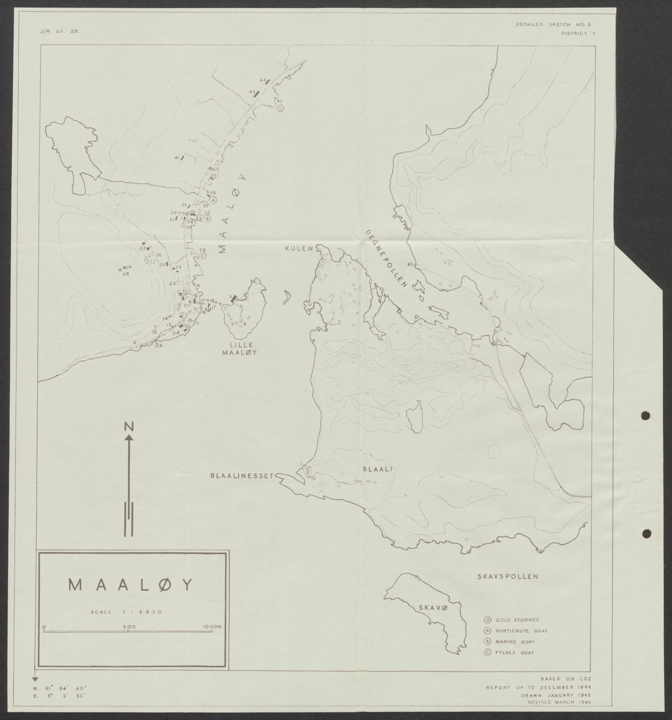 Forsvaret, Forsvarets overkommando II, AV/RA-RAFA-3915/D/Dd/L0017: Sogn og Fjordane / Hordaland, 1943-1945, p. 49