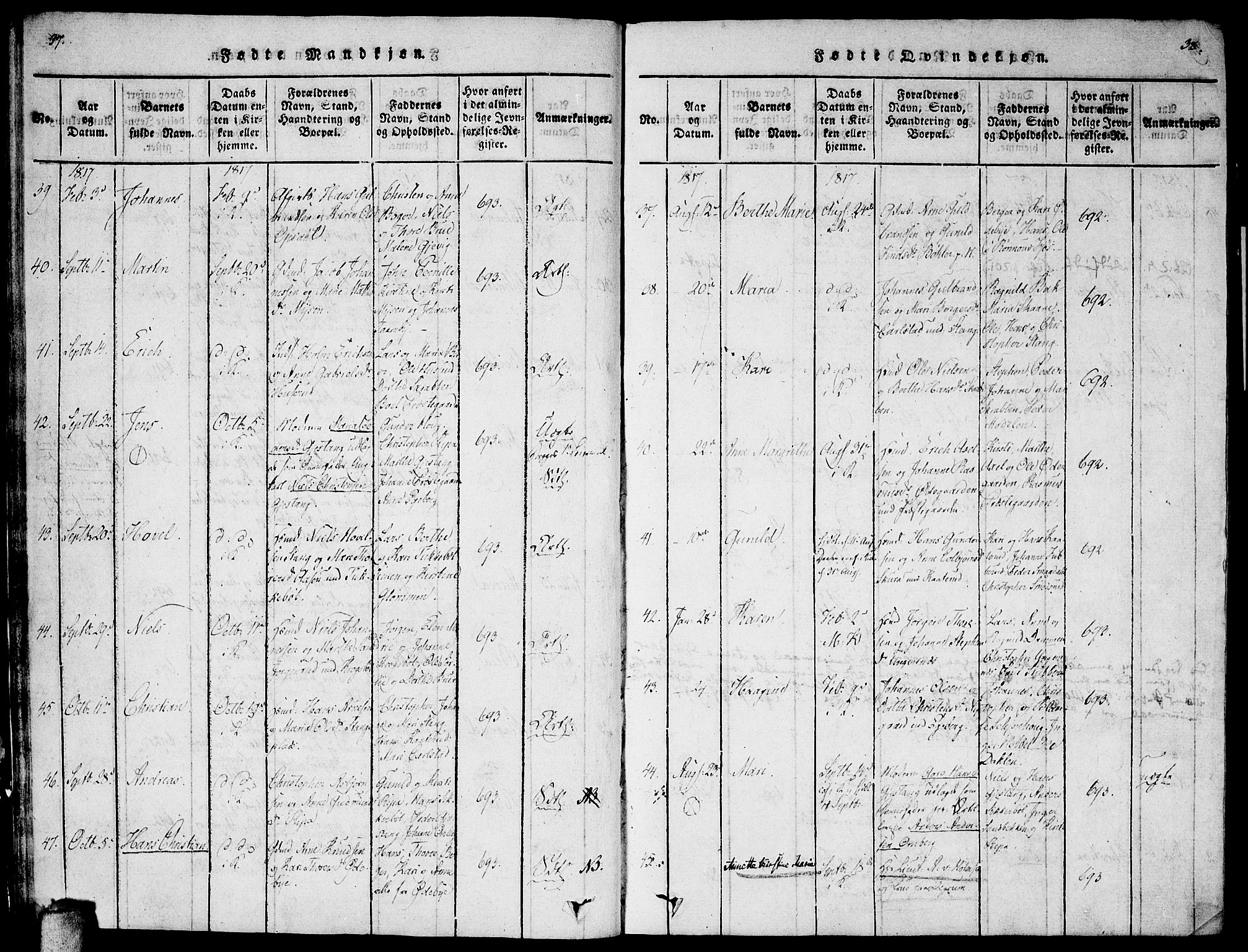 Enebakk prestekontor Kirkebøker, AV/SAO-A-10171c/F/Fa/L0005: Parish register (official) no. I 5, 1790-1825, p. 37-38