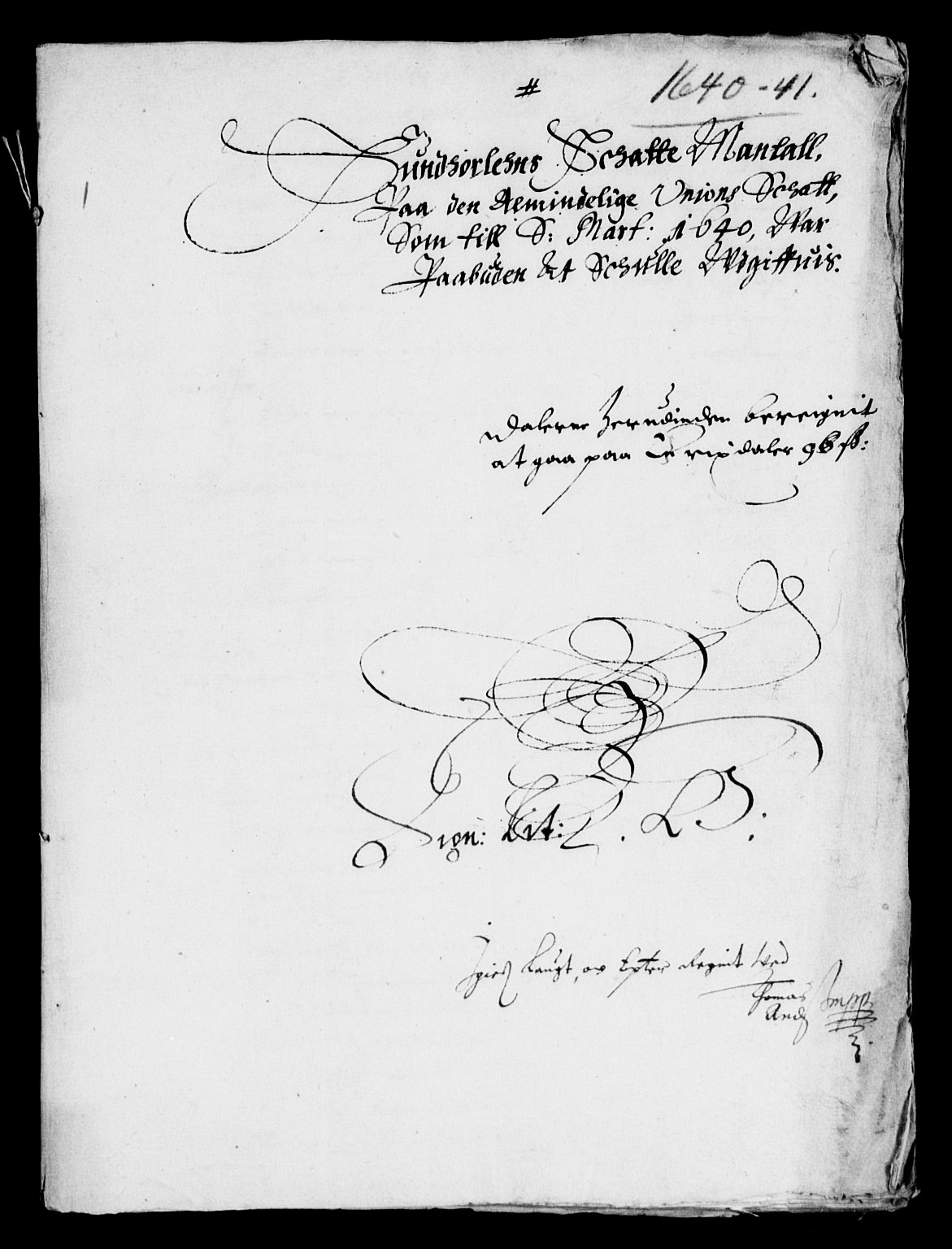 Rentekammeret inntil 1814, Reviderte regnskaper, Lensregnskaper, AV/RA-EA-5023/R/Rb/Rbt/L0088: Bergenhus len, 1640-1641