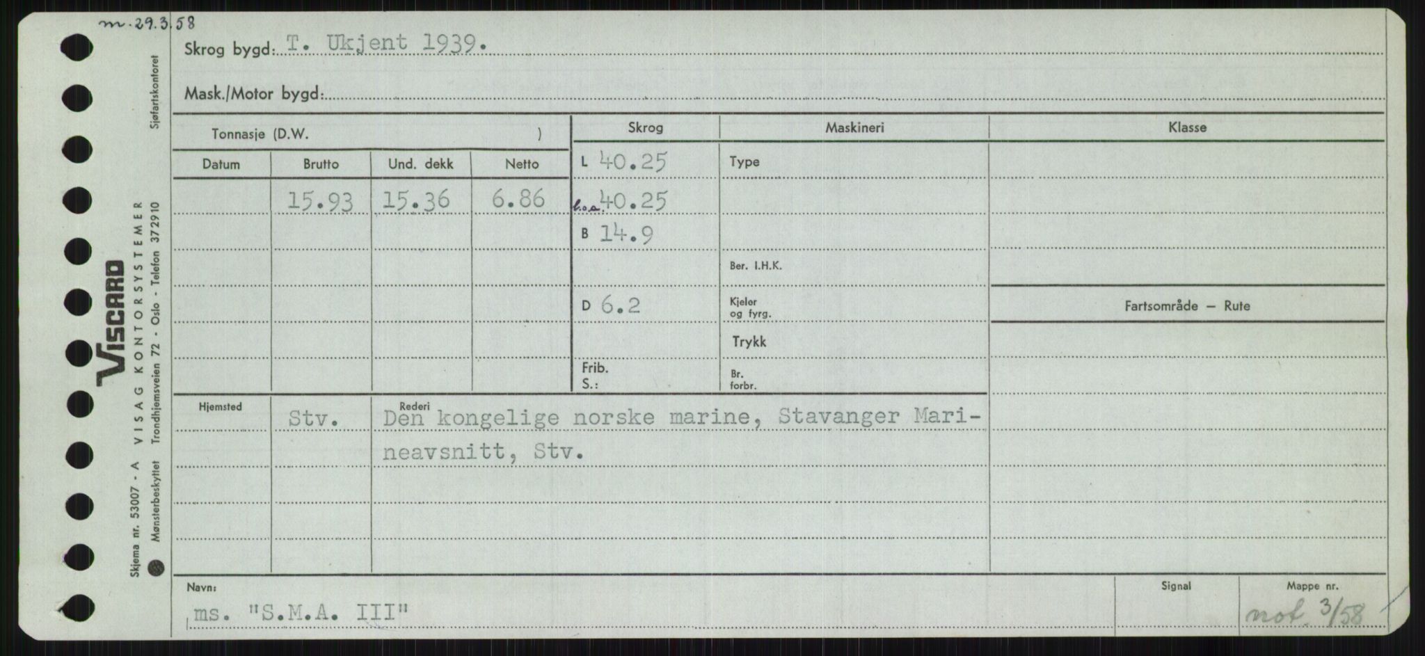 Sjøfartsdirektoratet med forløpere, Skipsmålingen, RA/S-1627/H/Ha/L0005/0001: Fartøy, S-Sven / Fartøy, S-Skji, p. 11