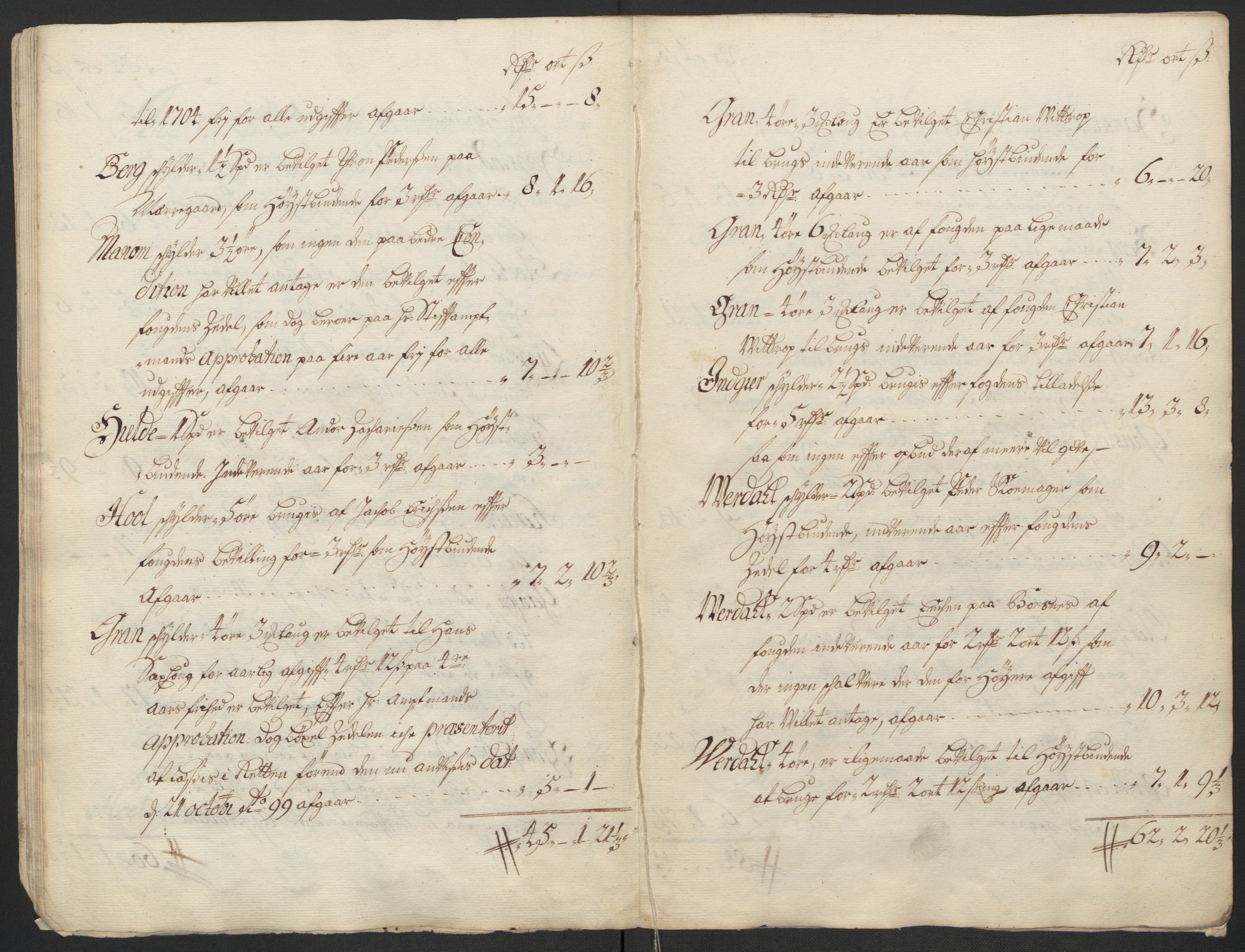 Rentekammeret inntil 1814, Reviderte regnskaper, Fogderegnskap, AV/RA-EA-4092/R63/L4311: Fogderegnskap Inderøy, 1700, p. 181