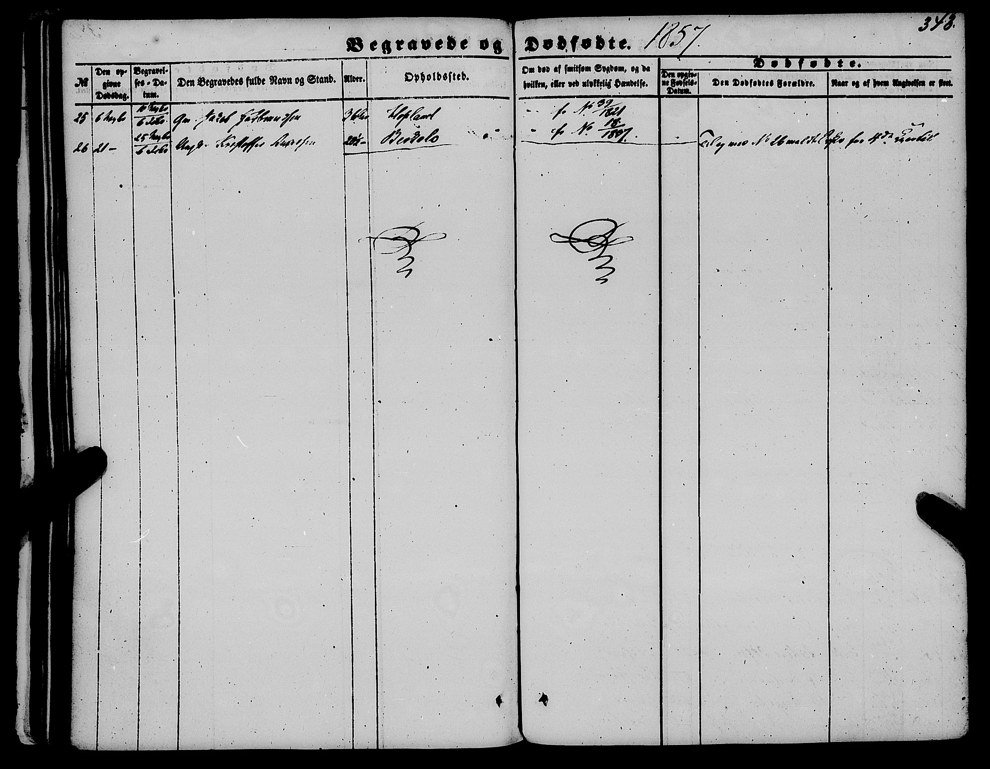 Gloppen sokneprestembete, AV/SAB-A-80101/H/Haa/Haaa/L0009: Parish register (official) no. A 9, 1855-1870, p. 343