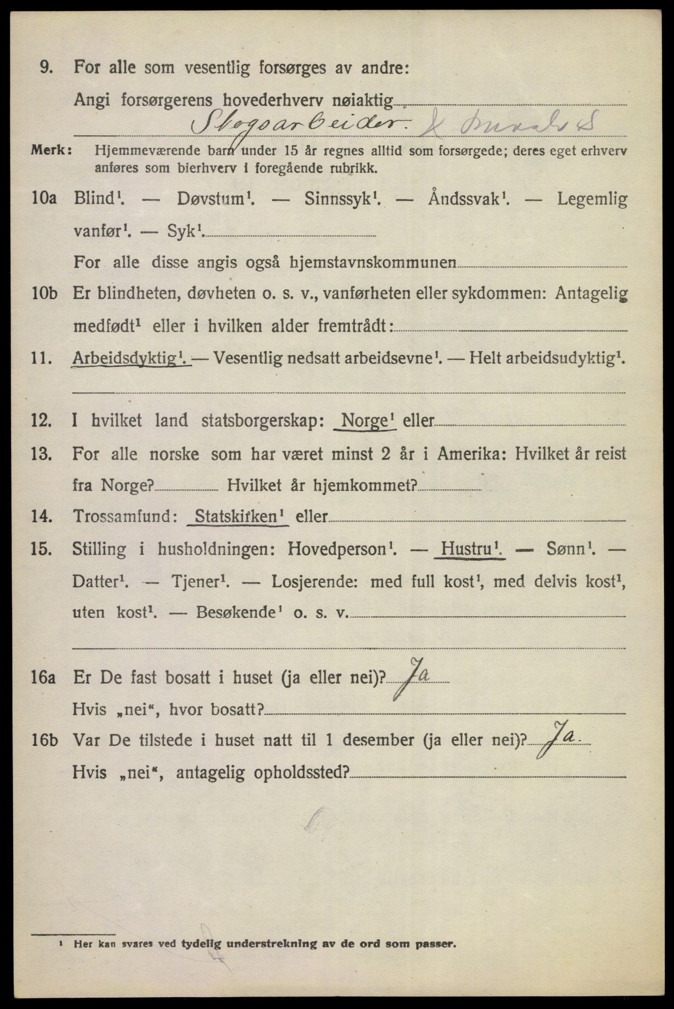 SAKO, 1920 census for Norderhov, 1920, p. 5225