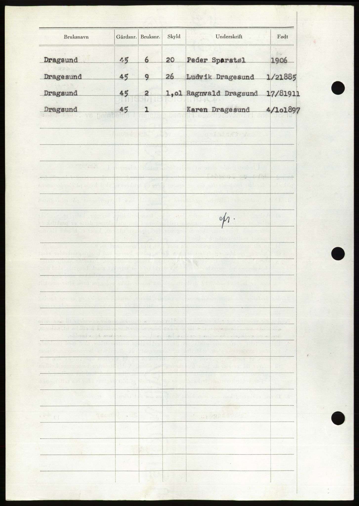 Søre Sunnmøre sorenskriveri, AV/SAT-A-4122/1/2/2C/L0076: Mortgage book no. 2A, 1943-1944, Diary no: : 659/1944