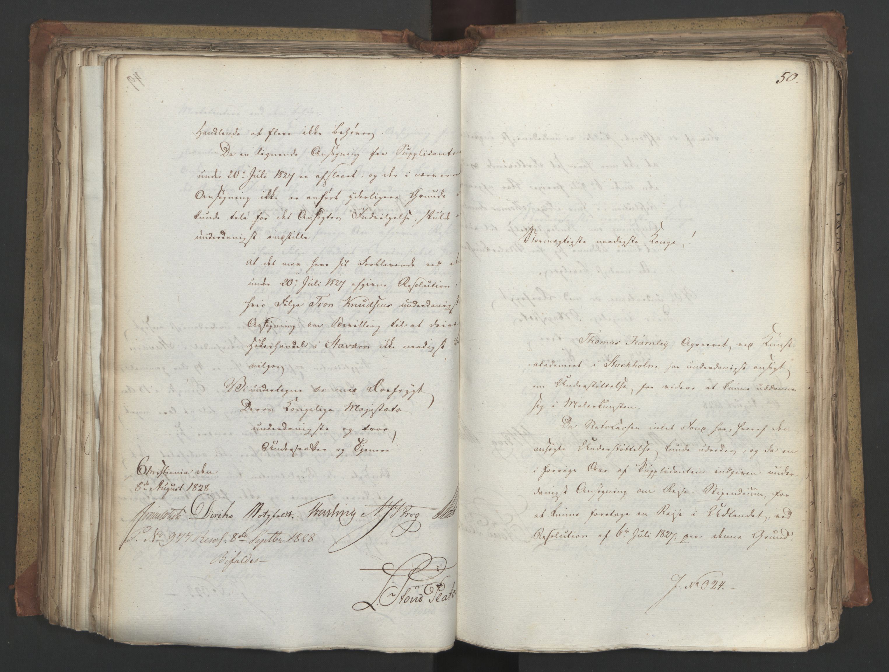 Statsrådsavdelingen i Stockholm, AV/RA-S-1003/D/Da/L0055: Regjeringsinnstillinger nr. 231-435, 1828, p. 312