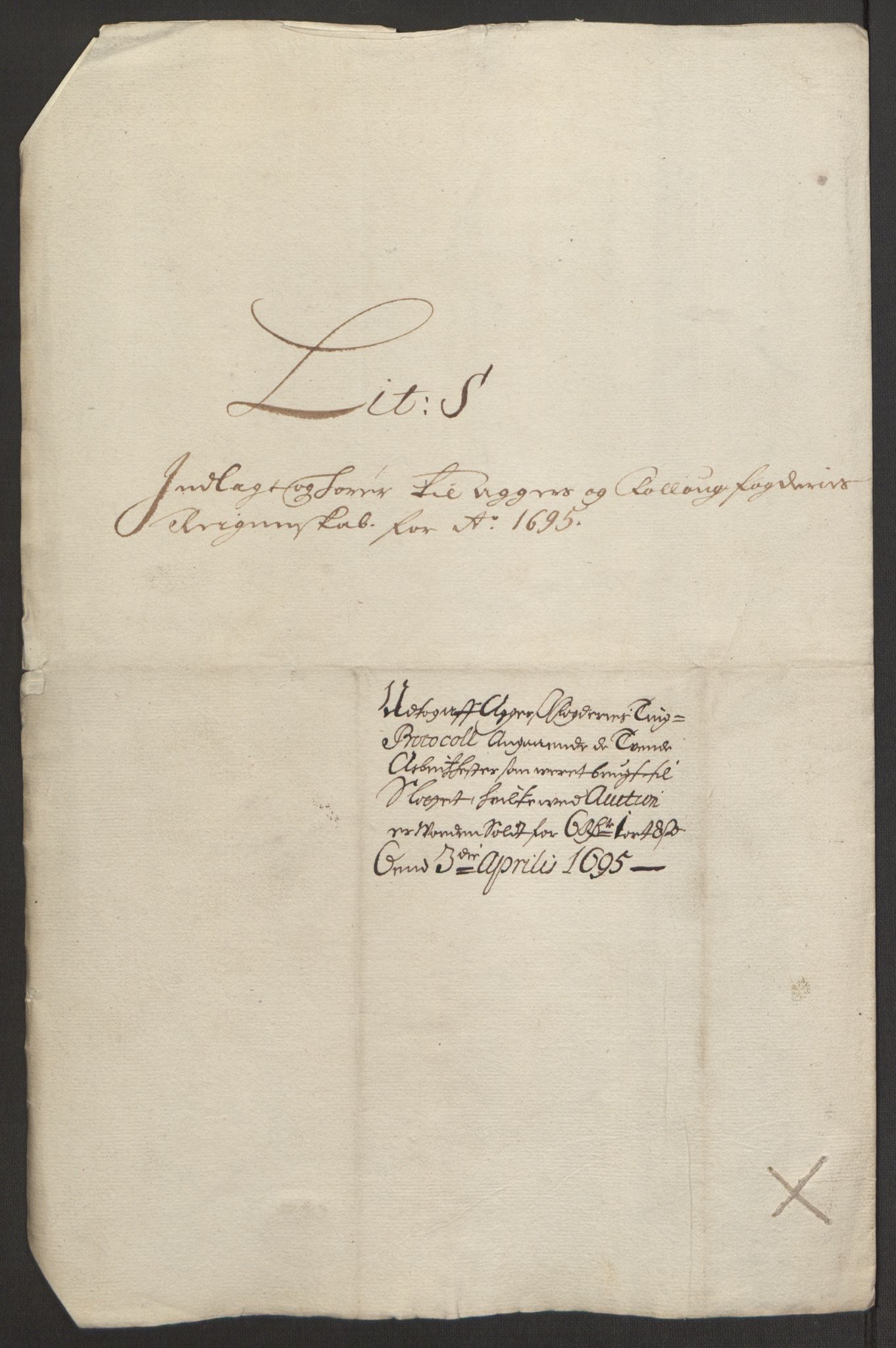Rentekammeret inntil 1814, Reviderte regnskaper, Fogderegnskap, RA/EA-4092/R10/L0439: Fogderegnskap Aker og Follo, 1695, p. 218