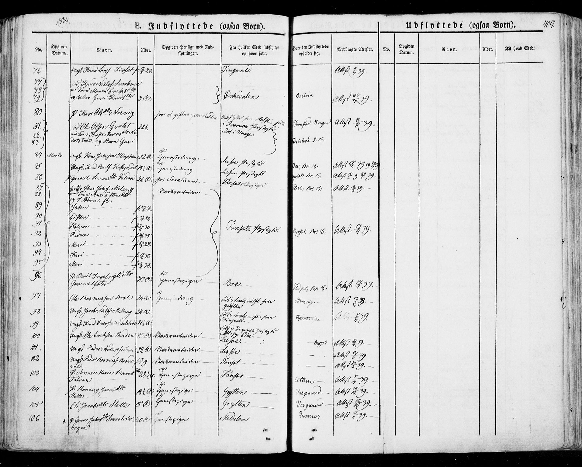 Ministerialprotokoller, klokkerbøker og fødselsregistre - Møre og Romsdal, AV/SAT-A-1454/568/L0803: Parish register (official) no. 568A10, 1830-1853, p. 409