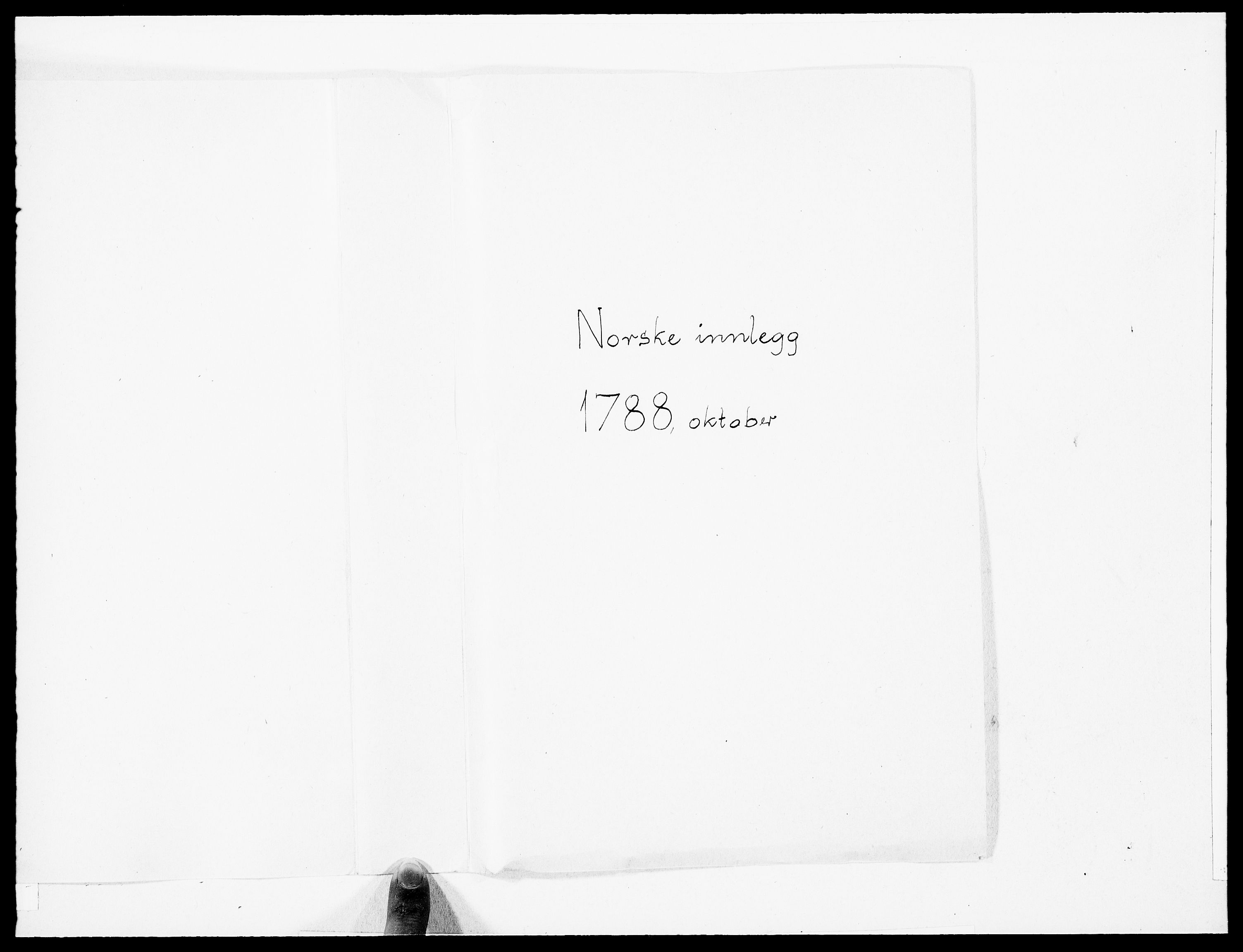 Danske Kanselli 1572-1799, RA/EA-3023/F/Fc/Fcc/Fcca/L0274: Norske innlegg 1572-1799, 1788, p. 2