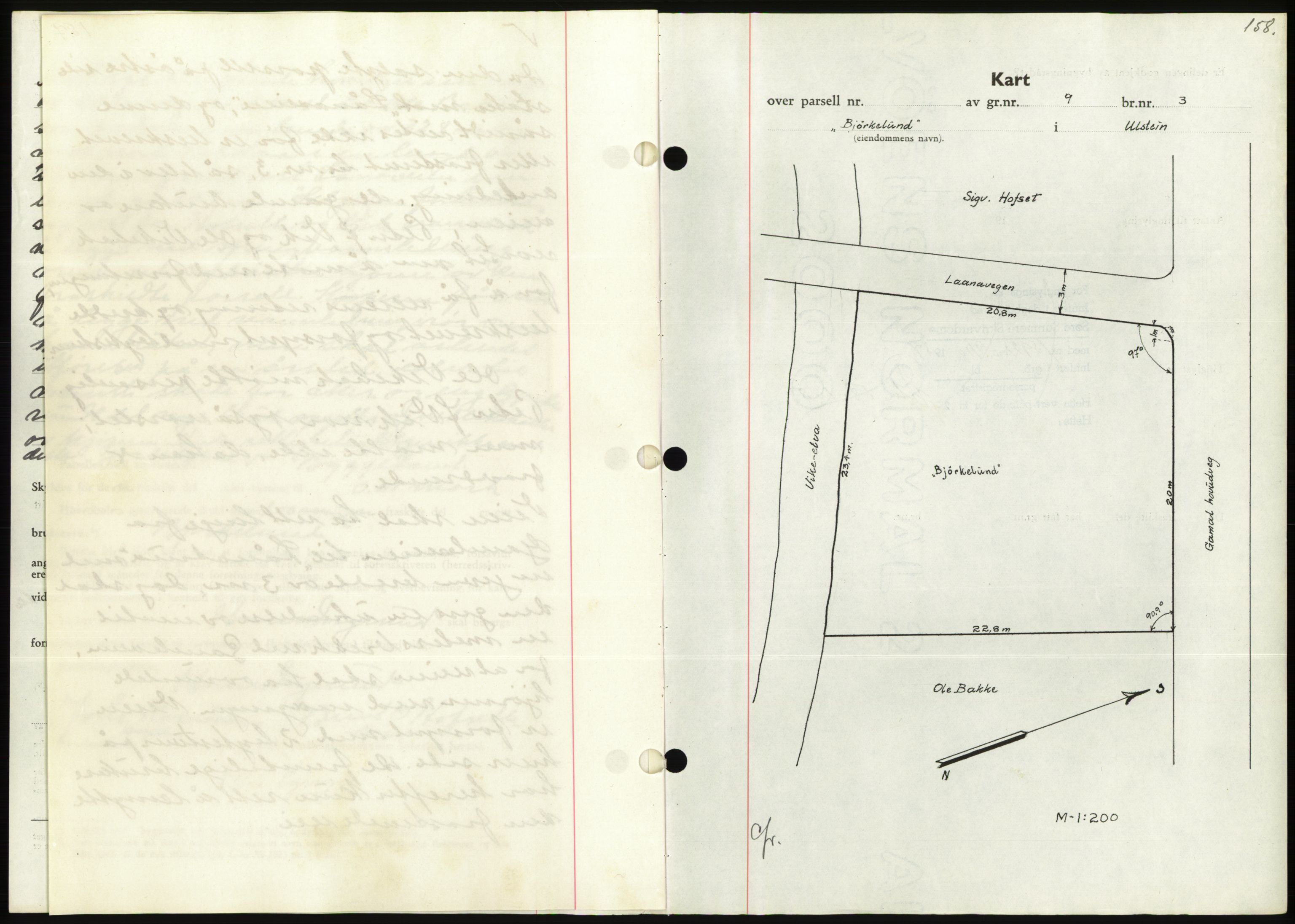 Søre Sunnmøre sorenskriveri, AV/SAT-A-4122/1/2/2C/L0064: Mortgage book no. 58, 1937-1938, Diary no: : 1594/1937