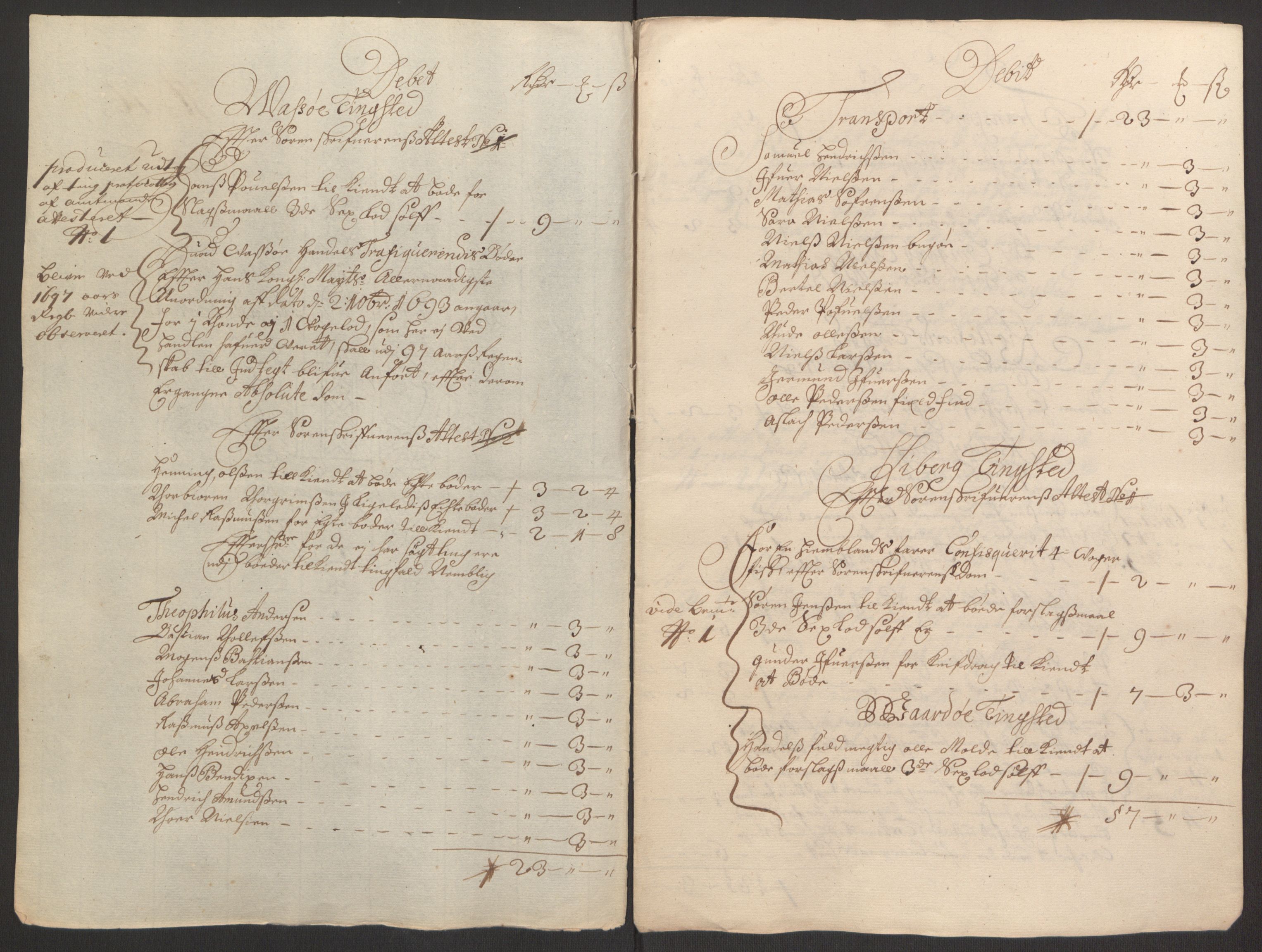 Rentekammeret inntil 1814, Reviderte regnskaper, Fogderegnskap, RA/EA-4092/R69/L4851: Fogderegnskap Finnmark/Vardøhus, 1691-1700, p. 265