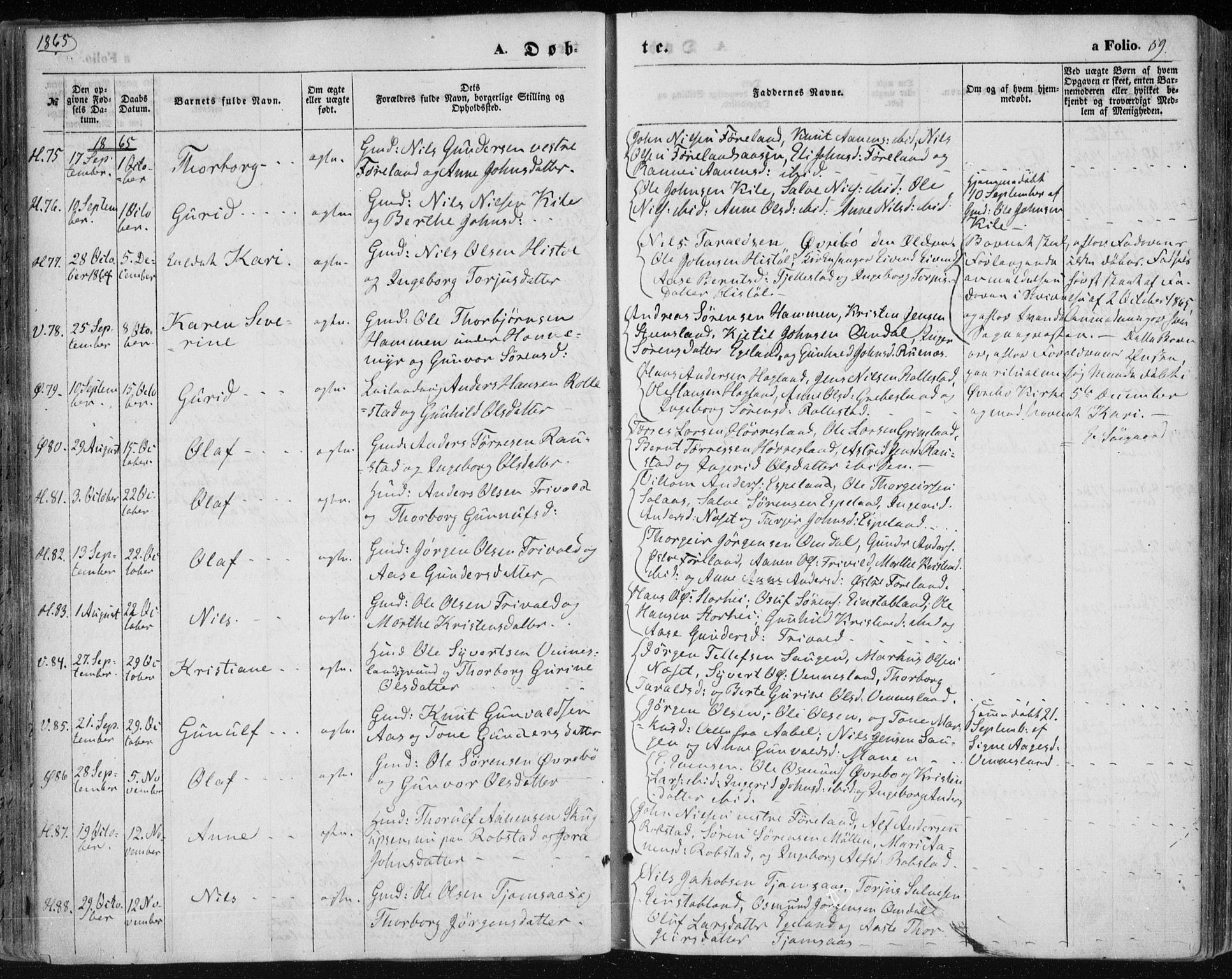 Vennesla sokneprestkontor, SAK/1111-0045/Fa/Fac/L0007: Parish register (official) no. A 7, 1855-1873, p. 59