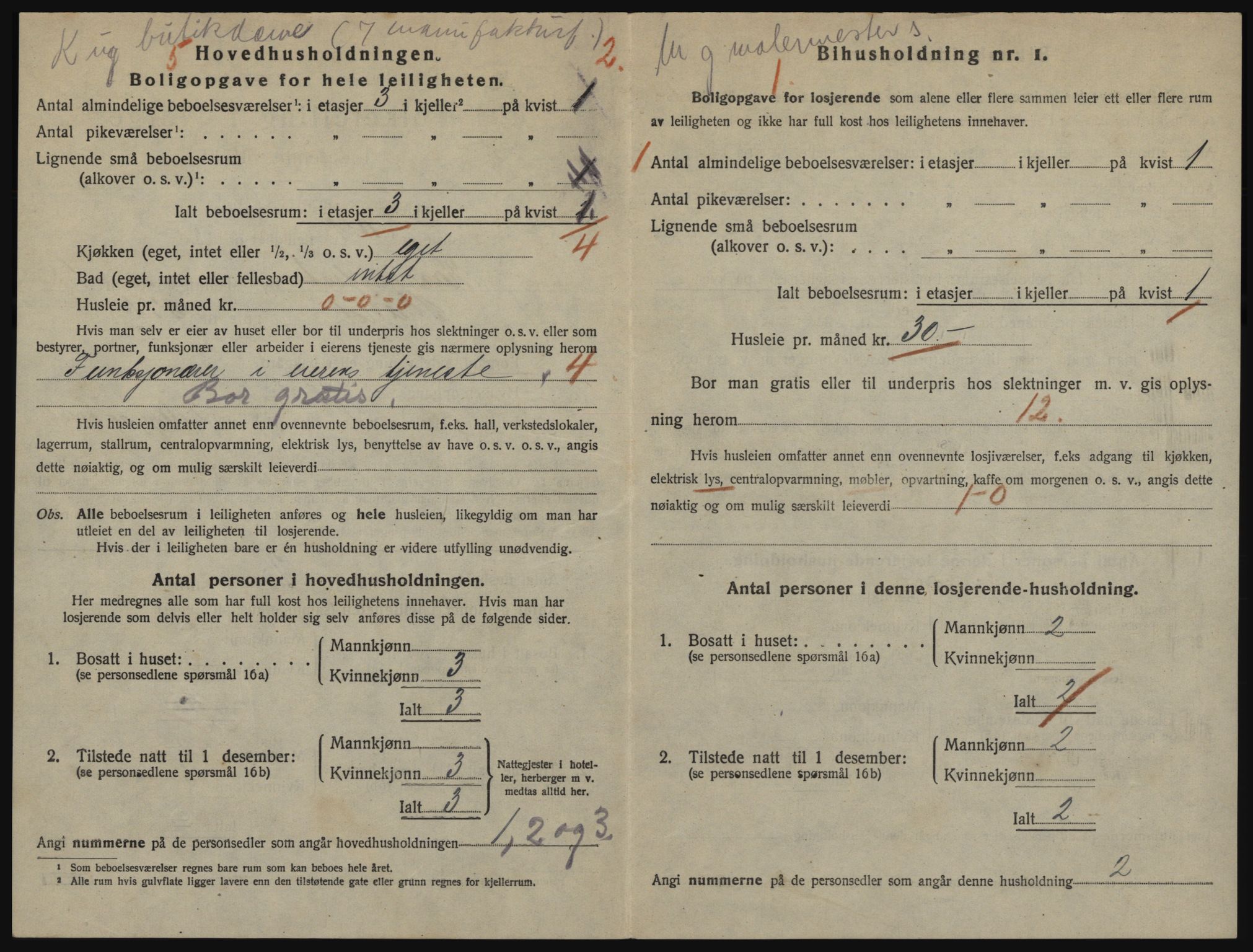SATØ, 1920 census for Hammerfest, 1920, p. 1447