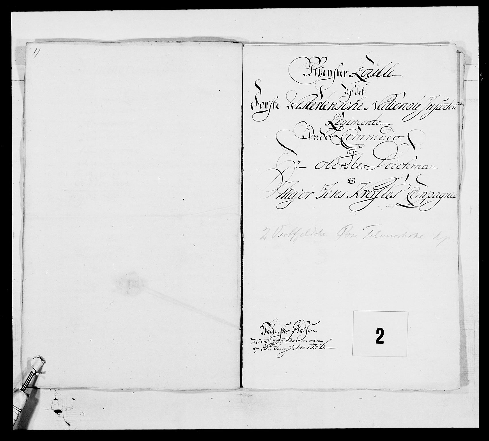 Kommanderende general (KG I) med Det norske krigsdirektorium, RA/EA-5419/E/Ea/L0522b: 1. Vesterlenske regiment, 1756-1767, p. 15